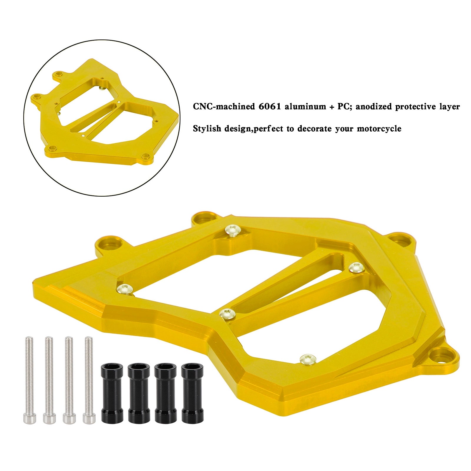 Front Soprocket Cover Chain Guard för Kawasaki Ninja ZX-10R ZX10R 2011-2023