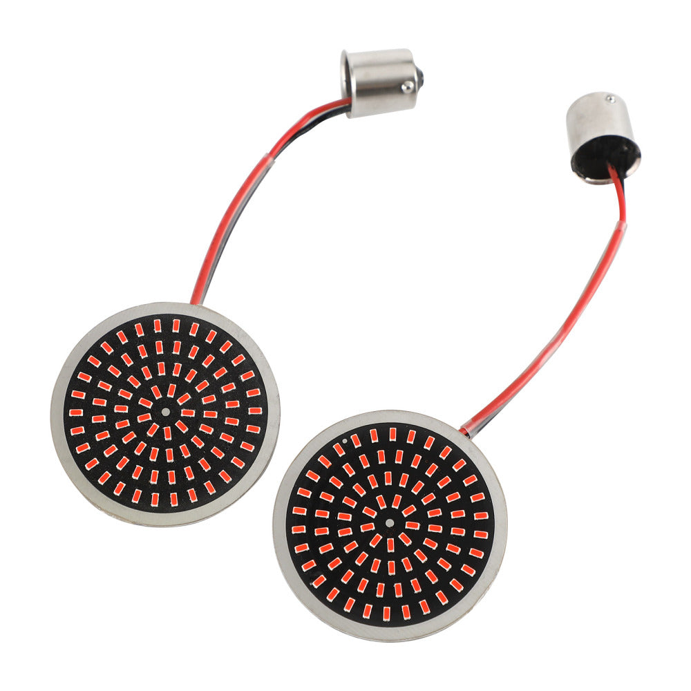 1156 LED Turn Signal Light inserts lampe ajustement pour Softail Touring Dyna Sportster