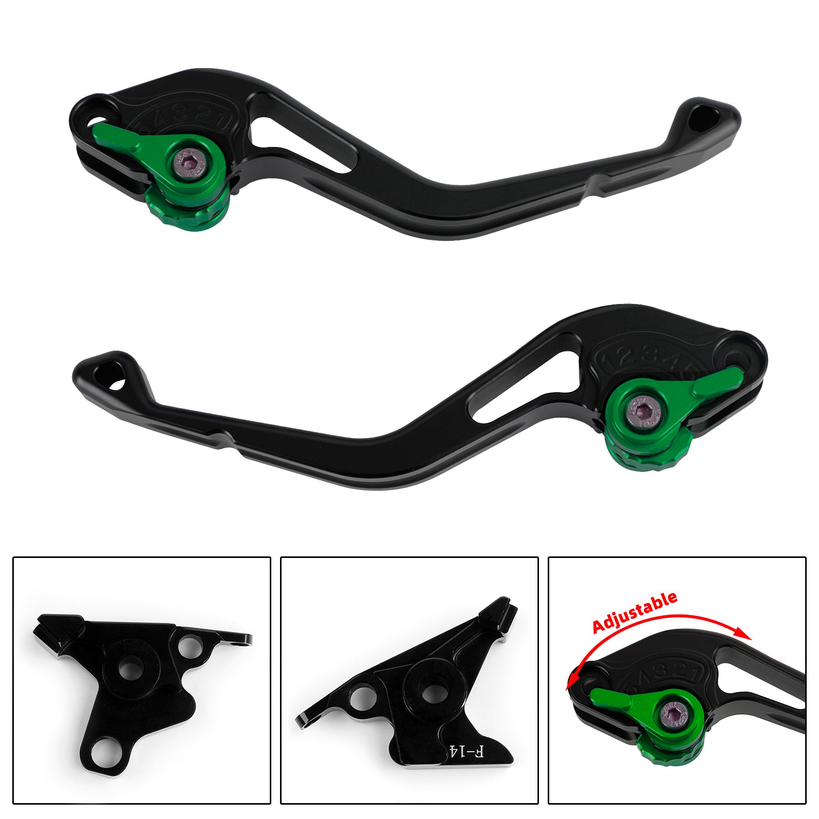 NEW Short Clutch Brake Lever fit for Kawasaki ZRX1100 ZZR1200 ZX7R ZG1000