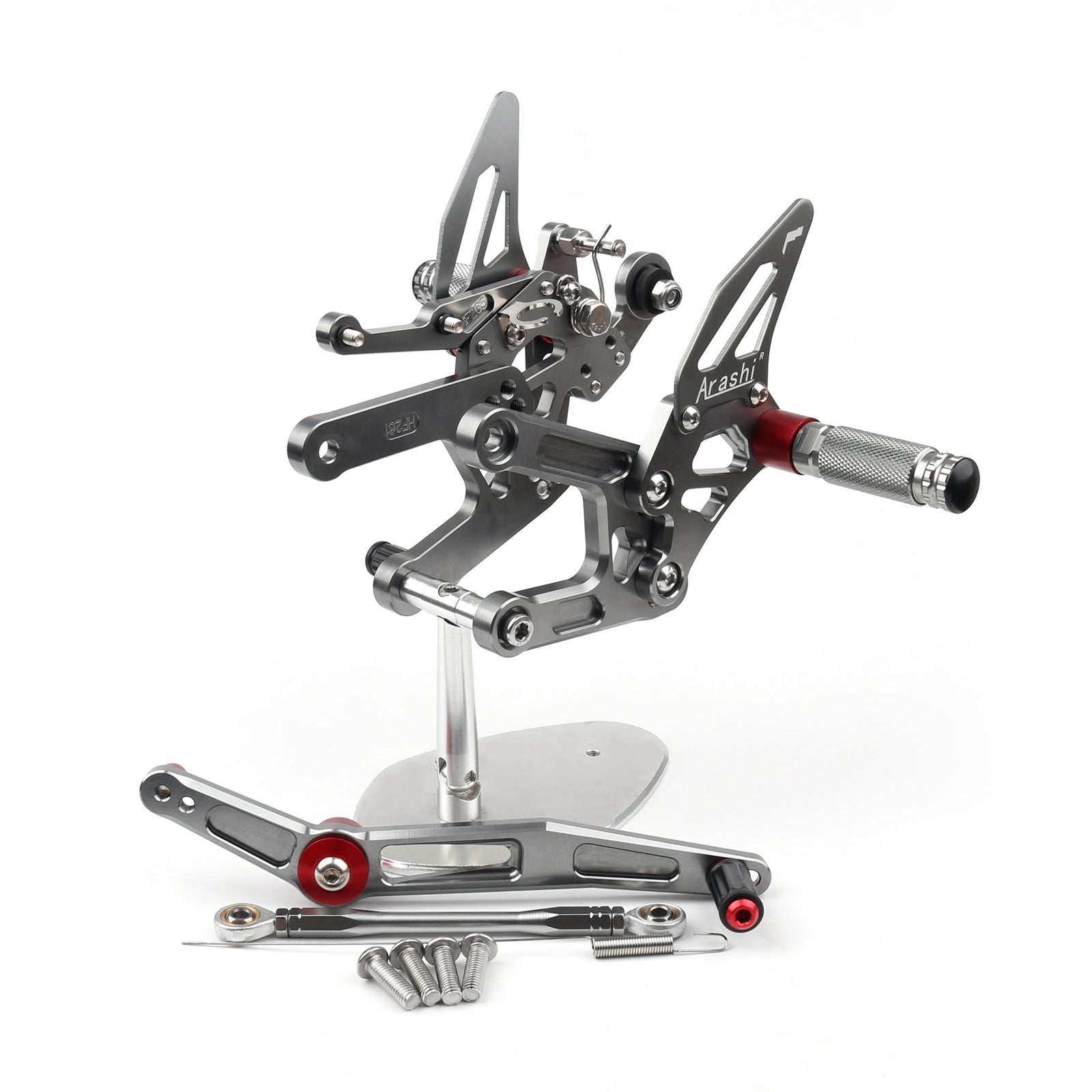 Pedane pedane posteriori regolabili per moto per Yamaha Yzf R6 2020