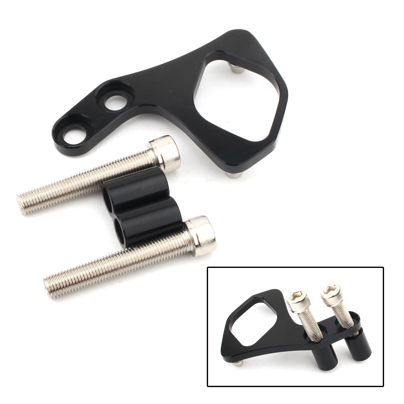 Tänd nyckelflyttningskonsol CNC för TR Bonneville Scrambler T100 01-15 Silver Generic