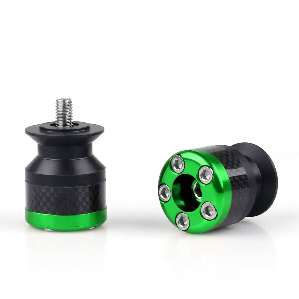 Motocicleta Universal CNC Fibra de carbono 8mm Sliders Sliders Spools genéricos