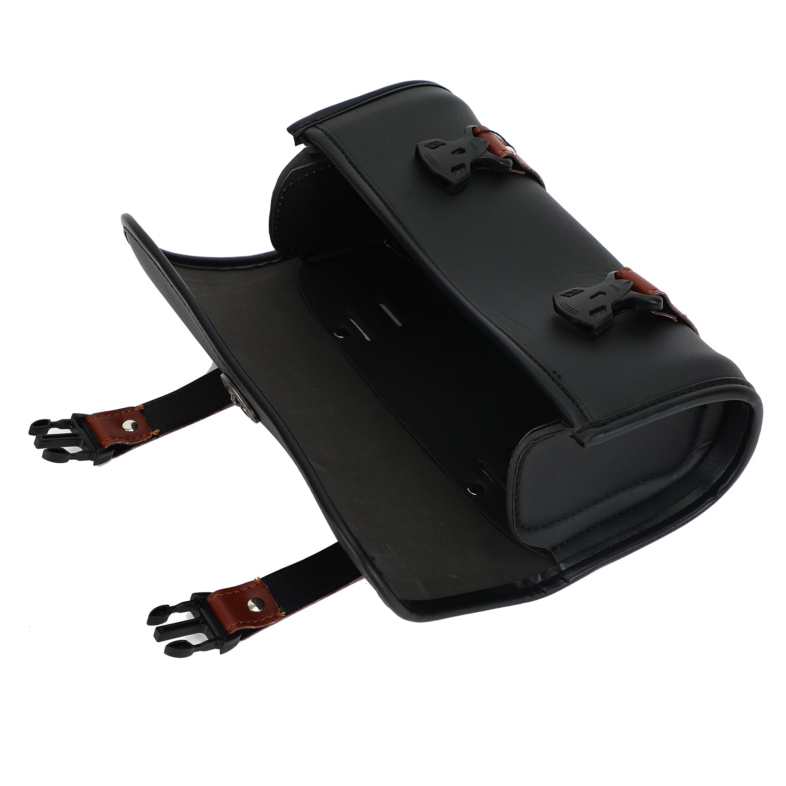 Motorcykelfrontgaffel verktygsväska påse bagage sadelväska universal 132#