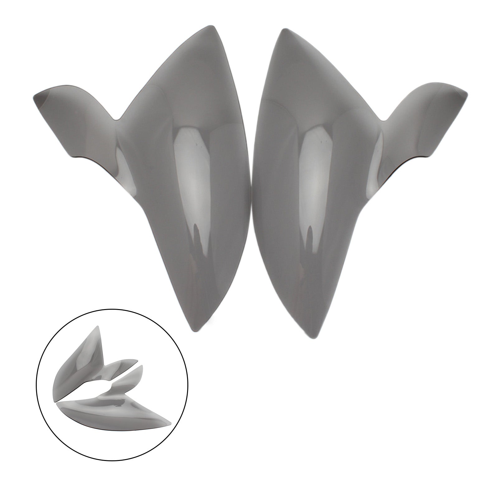 Frontlygterbeskyttelsesdækning Fit til Suzuki GSX-S 1000F 2015-2021 Røggenerisk