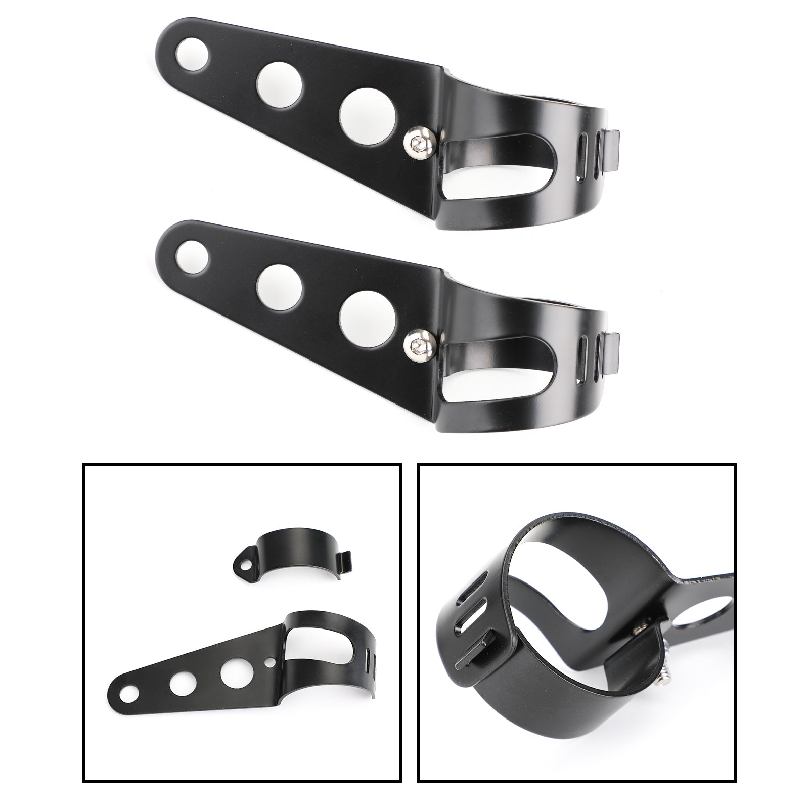 Black Fork Farol Suporte do suporte da cabeça do farol Universal