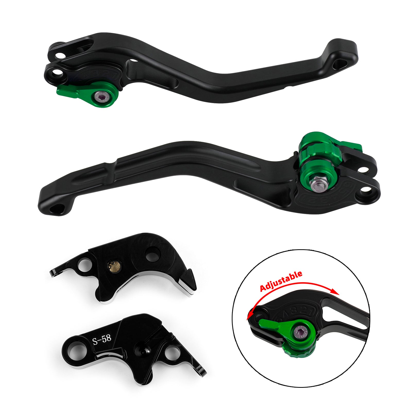 NEW Short Clutch Brake Lever fit for Suzuki GSXR600 750 06-10 GSX-S1000/F 15