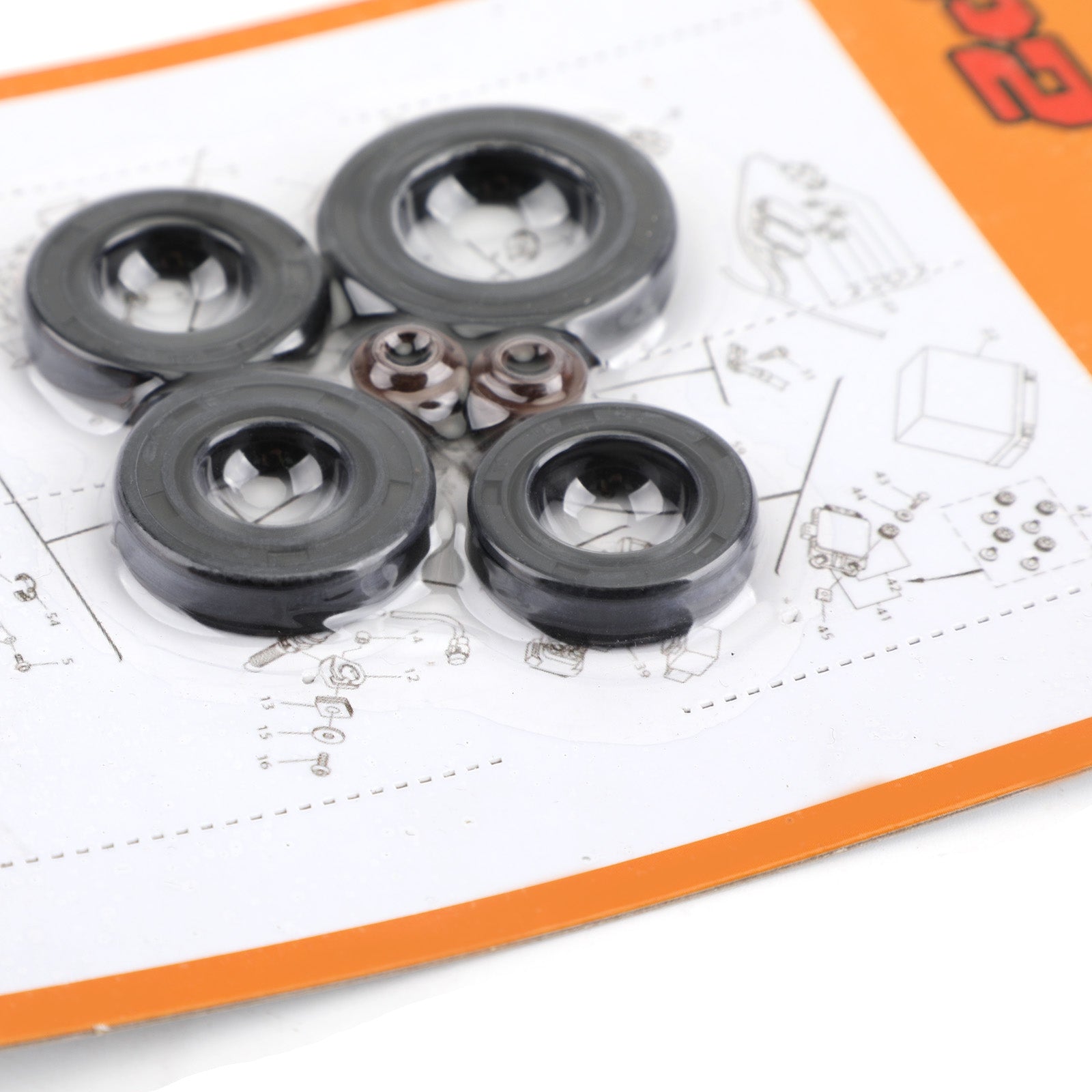 Kit completo carter paraolio motore per Honda 100cc 125cc CB CL SL XL TL125