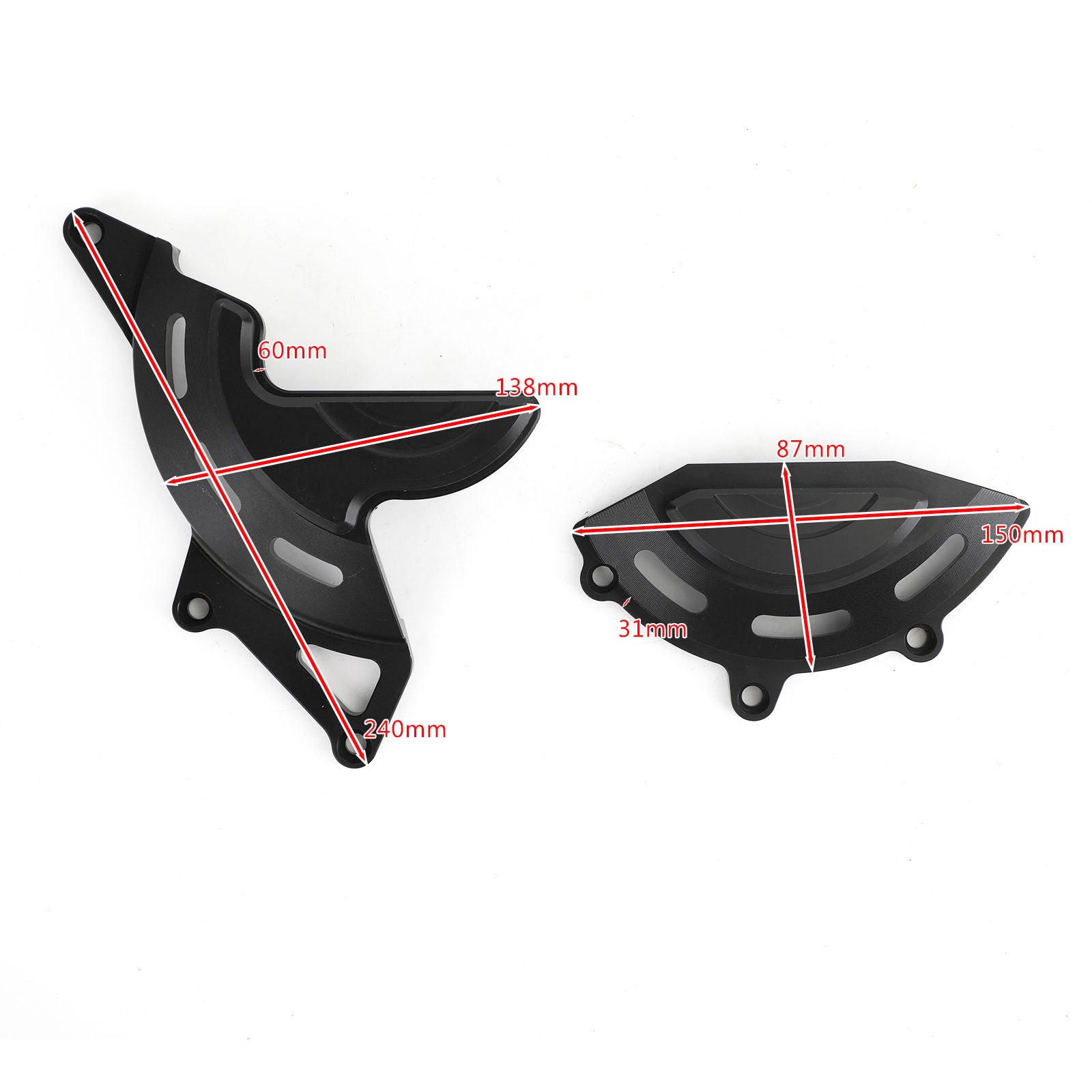 Cubierta de embrague del alternador del motor, almohadilla protectora contra choques para Honda CB650R Neo Sports Cafe 2019-2020