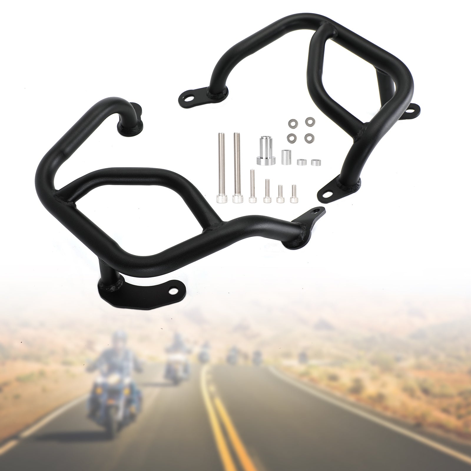 Niedrigerer Motorschutzrahmen-Crash-Stange Stahlanfall für BMW F900XR F 900XR 20-22 Silber Generikum