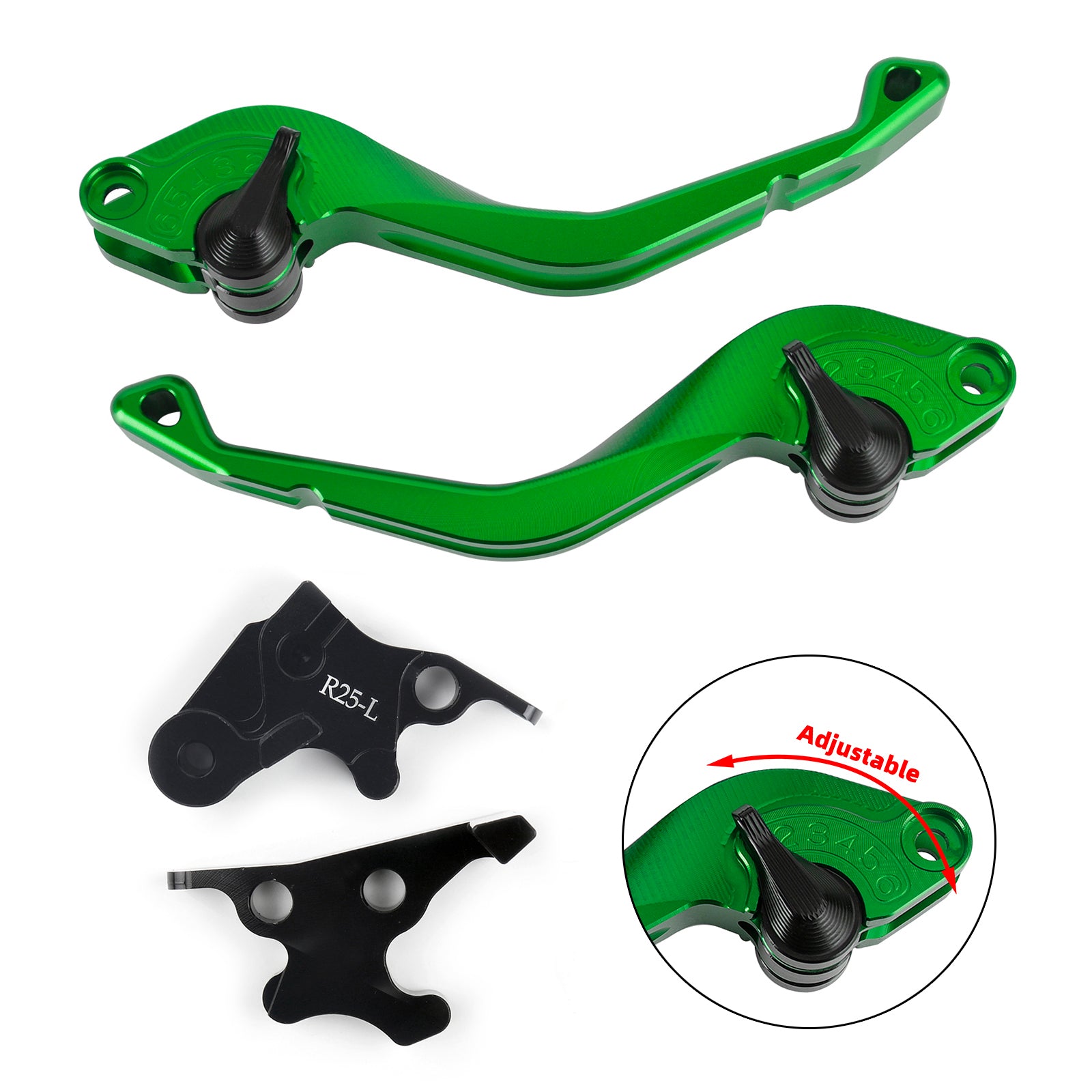 CNC Short Clutch Brake Lever Fit til Yamaha YZF R25 2014-2015 YZF R3 2015