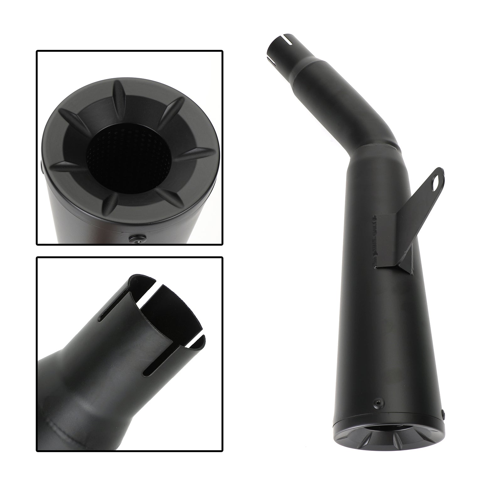 Avgasdämpare rörslipp på svarta passningar för Honda Rebel CM 1100 CMX 1100 2021 Generisk