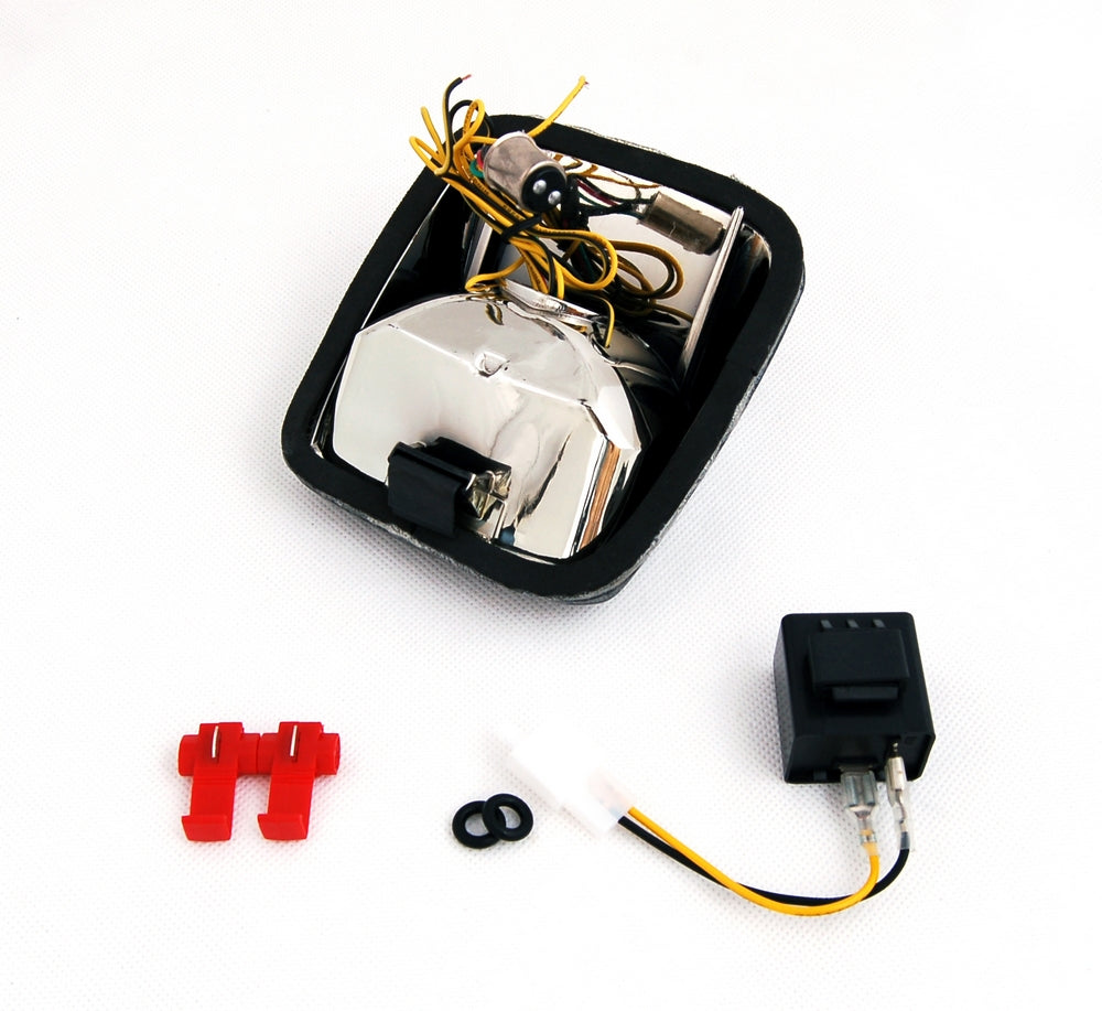 2002-2011 V-ROD Night Rod Street Rod Taillight + Turn Signals Clear