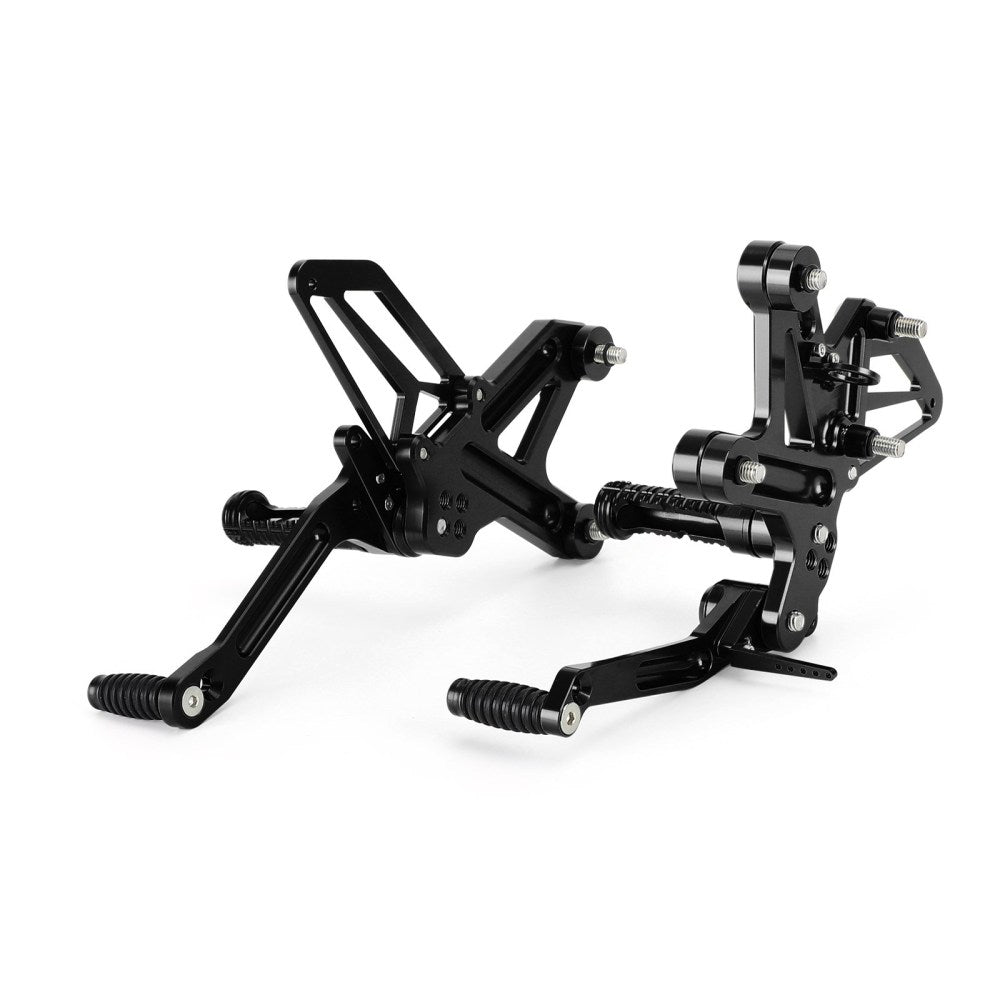 CNC-Aluminium-Fußrastenanlage, Fußrasten, passend für Kawasaki Ninja ZX 25R ZX-25R 2020–2021. Generischer FedEx Express-Versand