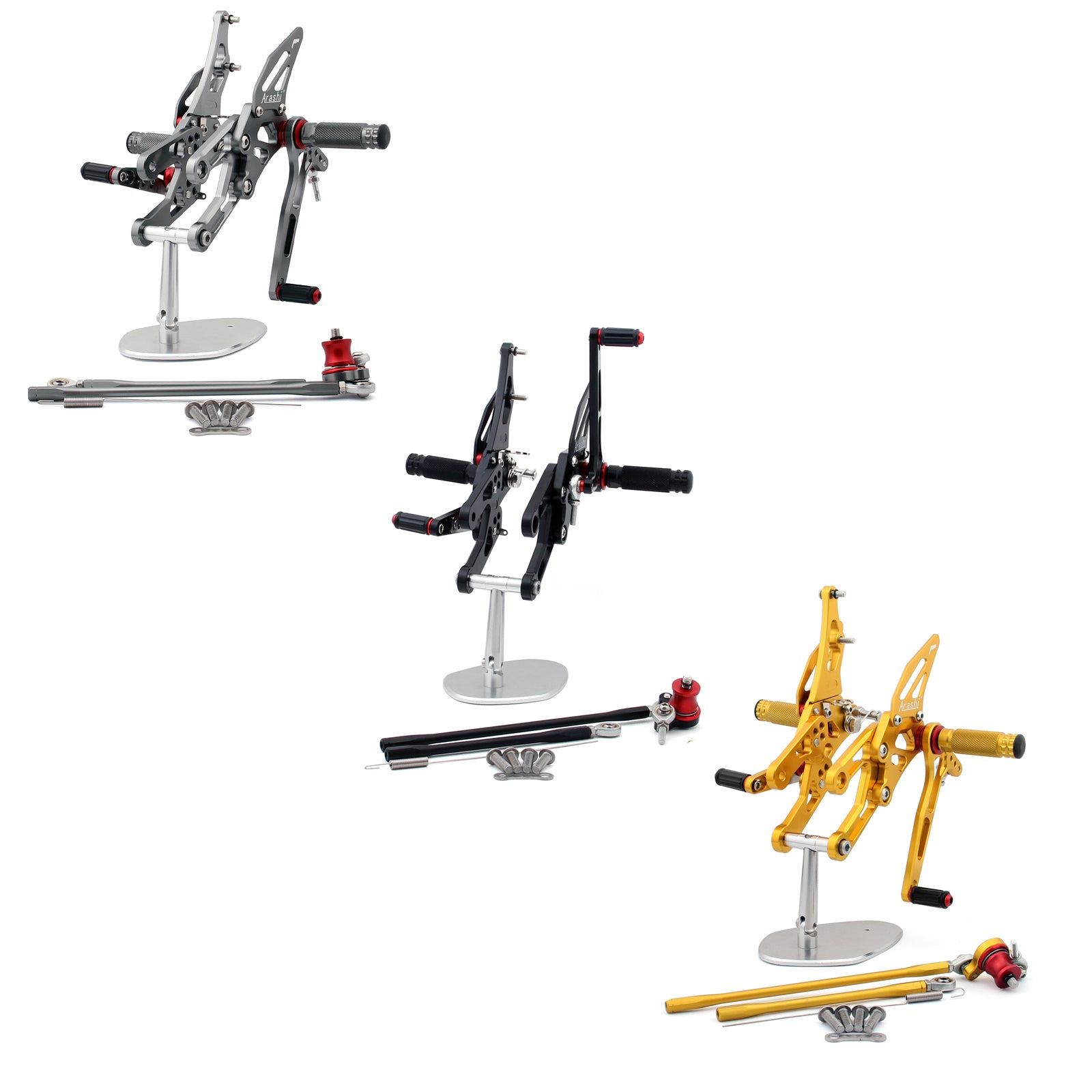 Honda 03-06 CBR600RR y 04-07 CBR1000RR Juego trasero de juego trasero