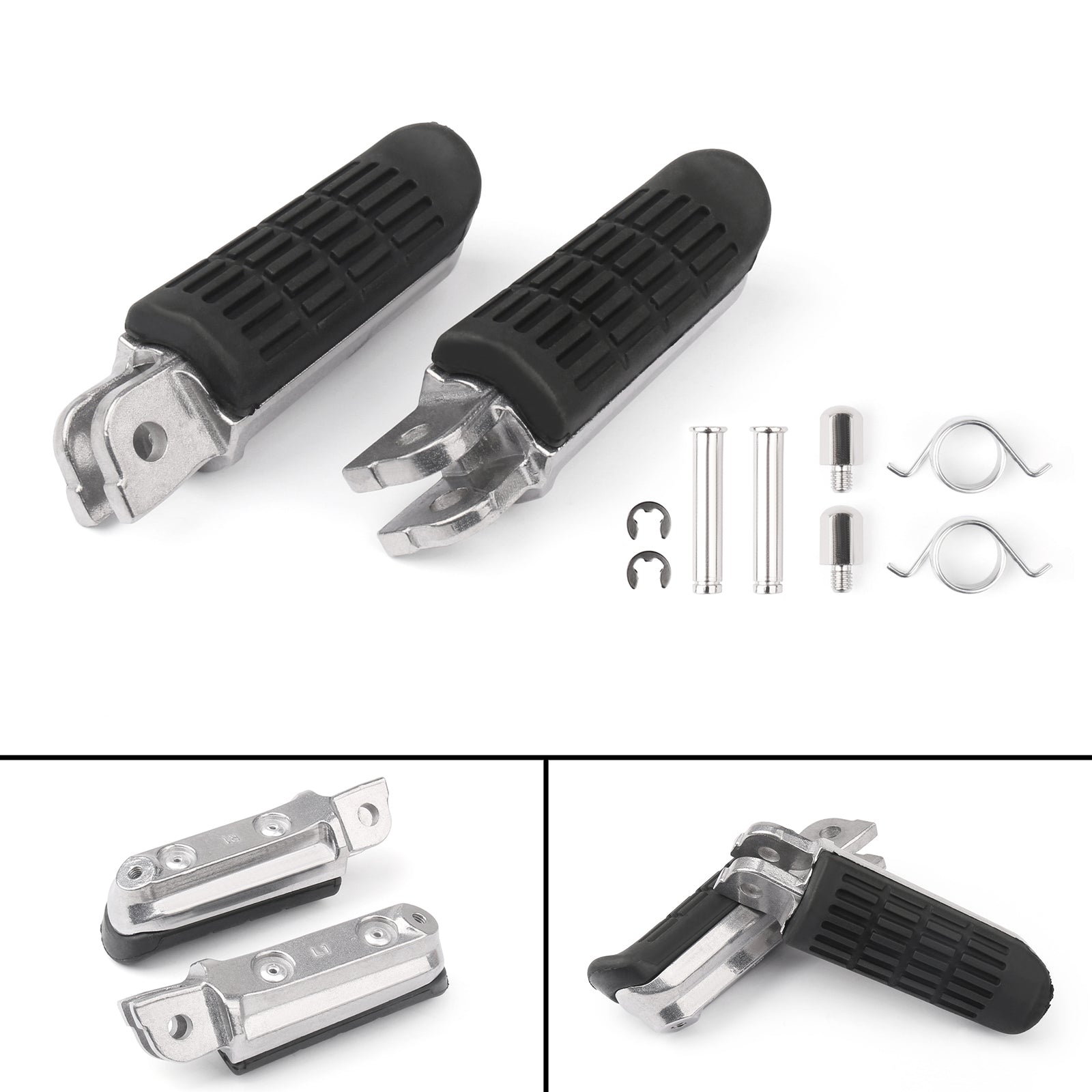 Repose-pieds PEGS Ajustement avant pour Honda VTR1000F 97-06 VFR800 98-09 CBR900 92-93 CB500S 98-02 NT650 BROS 88-92