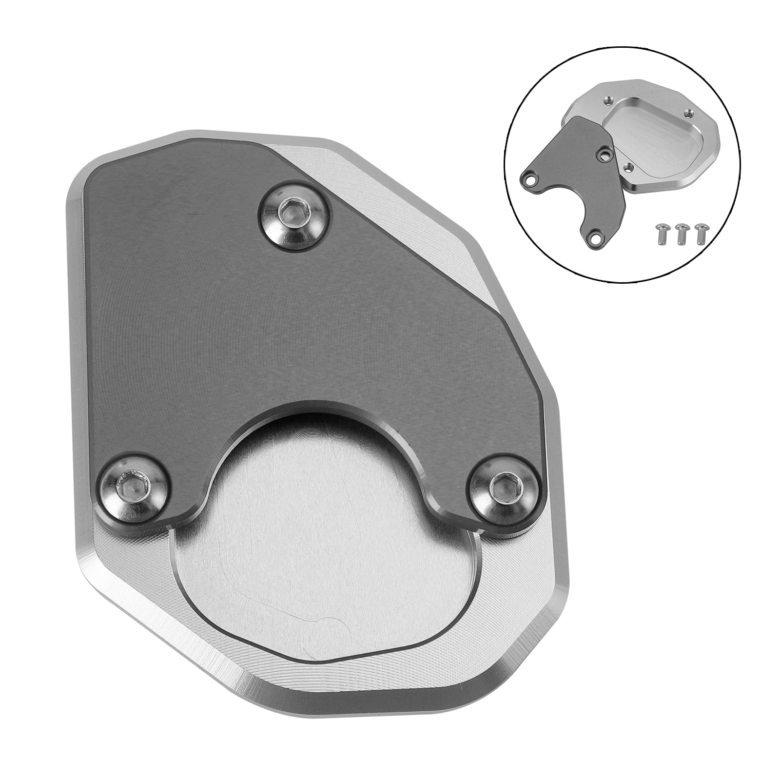 21-22 Trident 660 Kickstand Enlarge Plate Pad