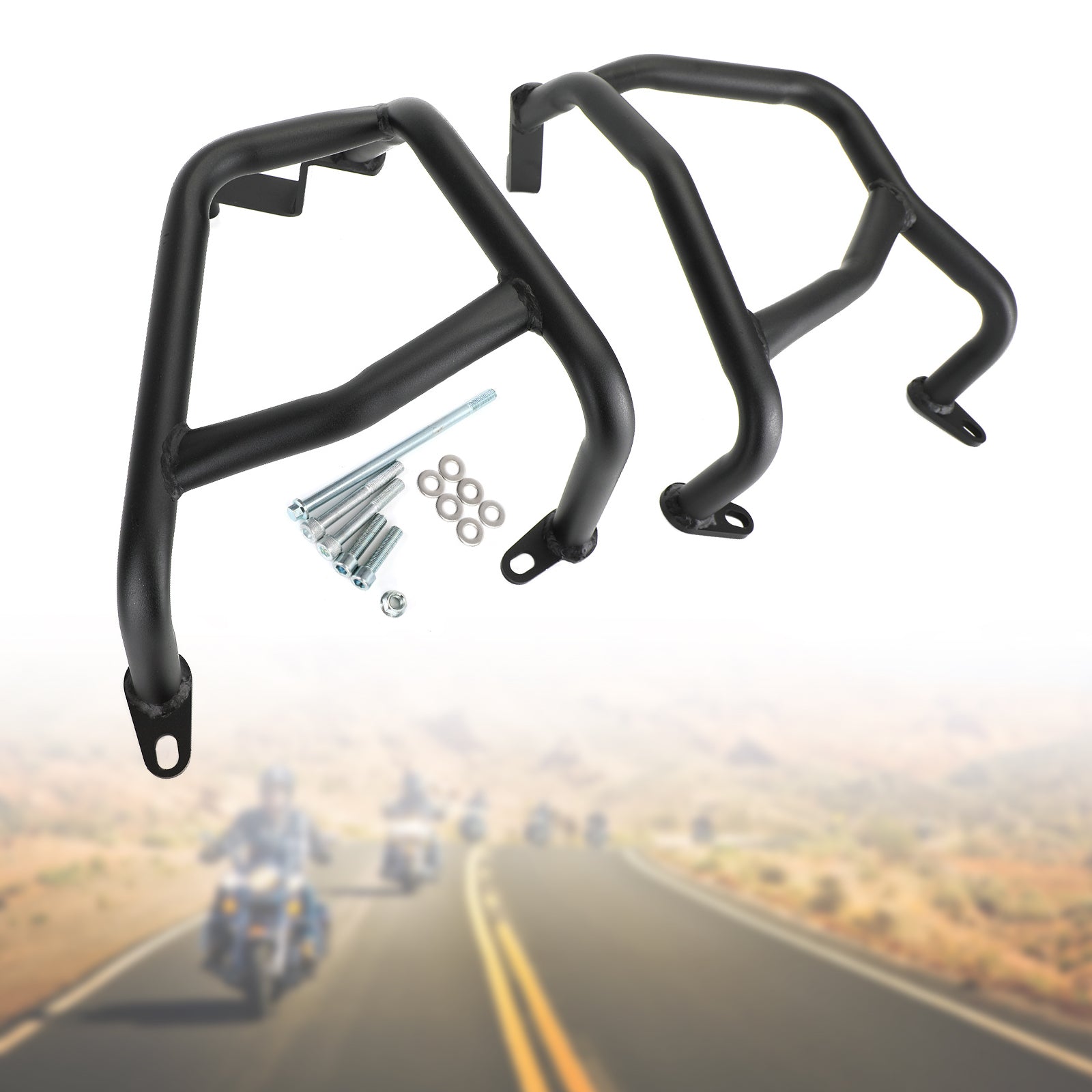 Paraurti protezione telaio barra di protezione motore per Honda Cb 400X 400F 21-22 Argento generico