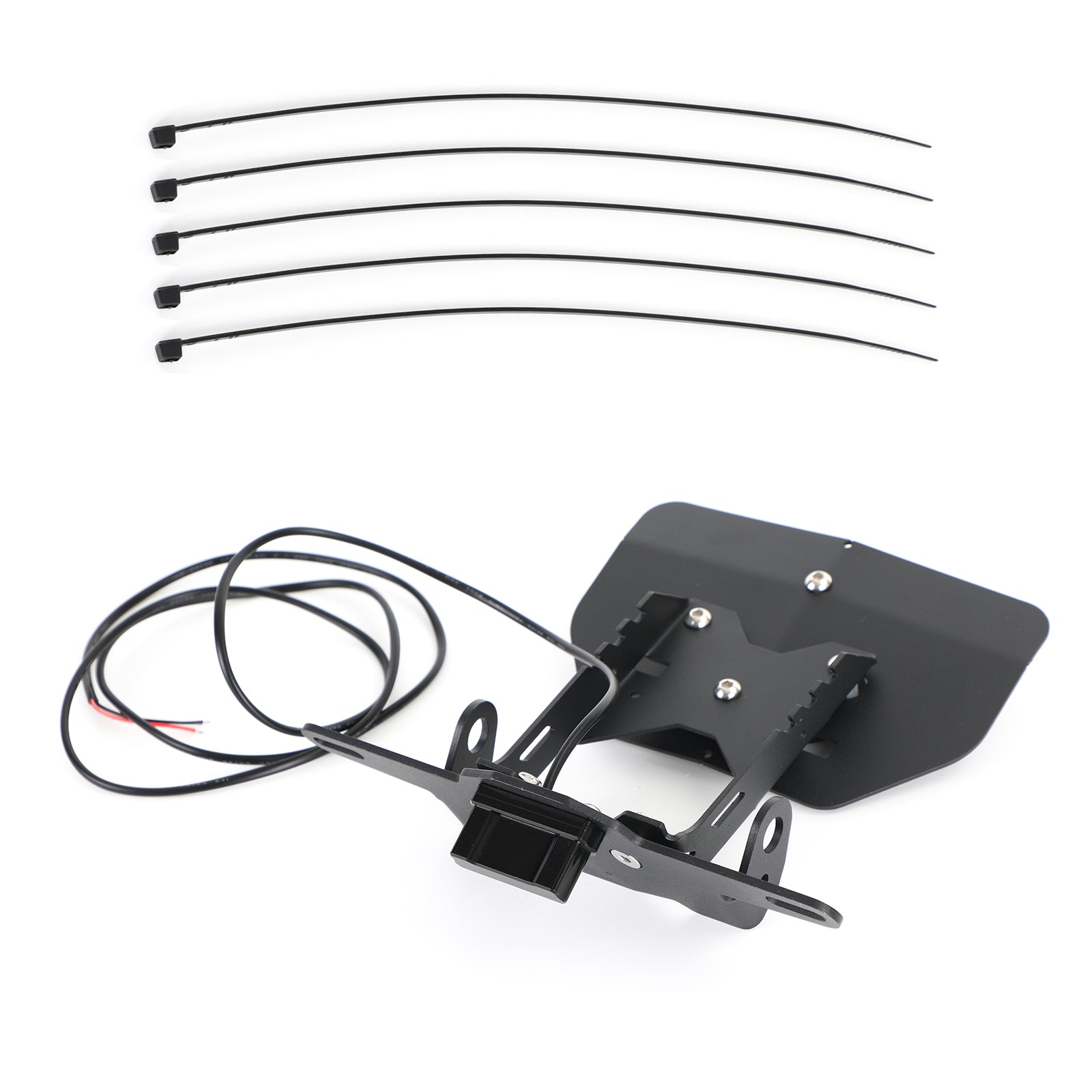 Licensplade Holder Frame Bracket Fit til Suzuki Katana GSX-S1000 2019-2021 Generisk