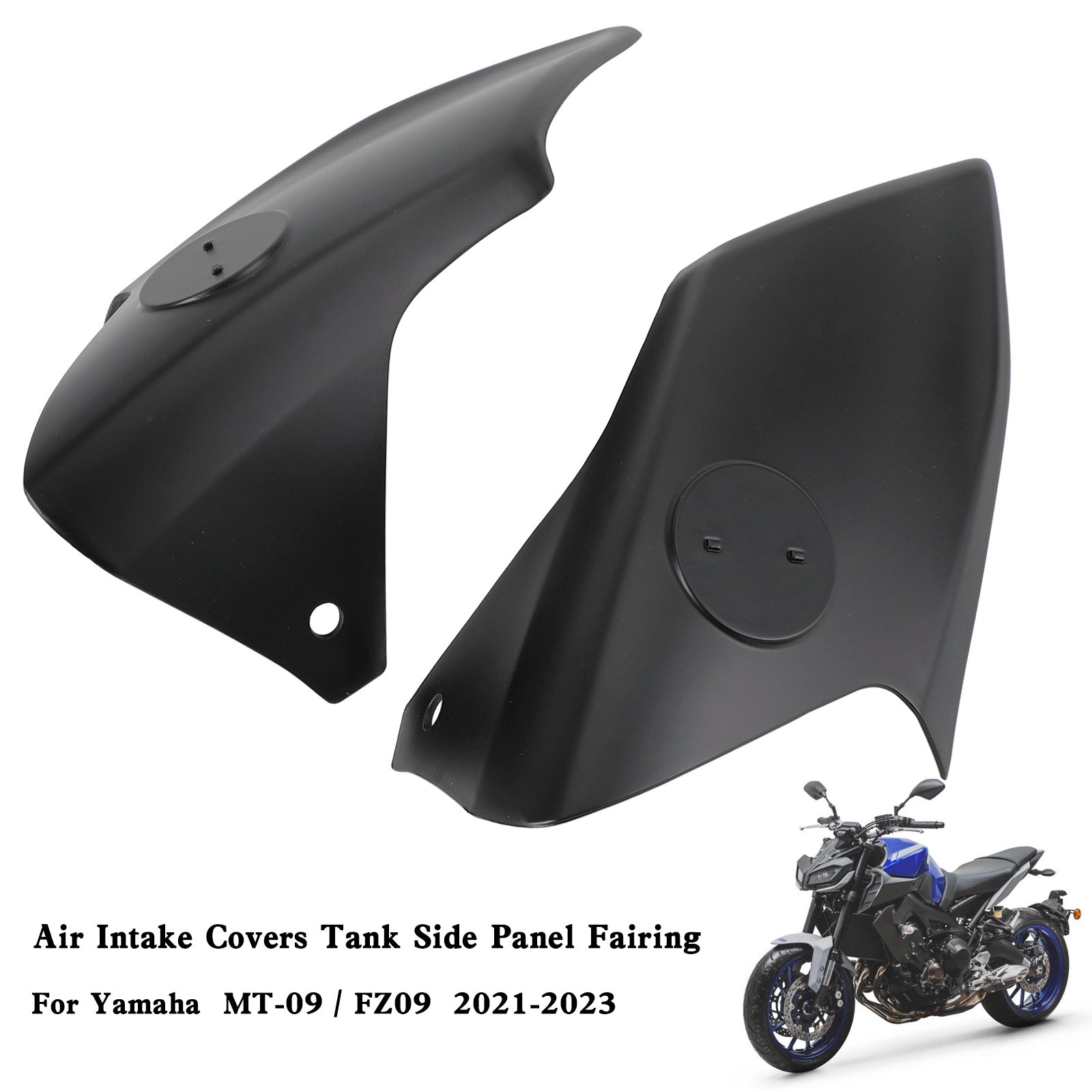 21-23 Yamaha MT-09 / FZ09 Cubiertas de entrada de aire Panel lateral del tanque Carenado