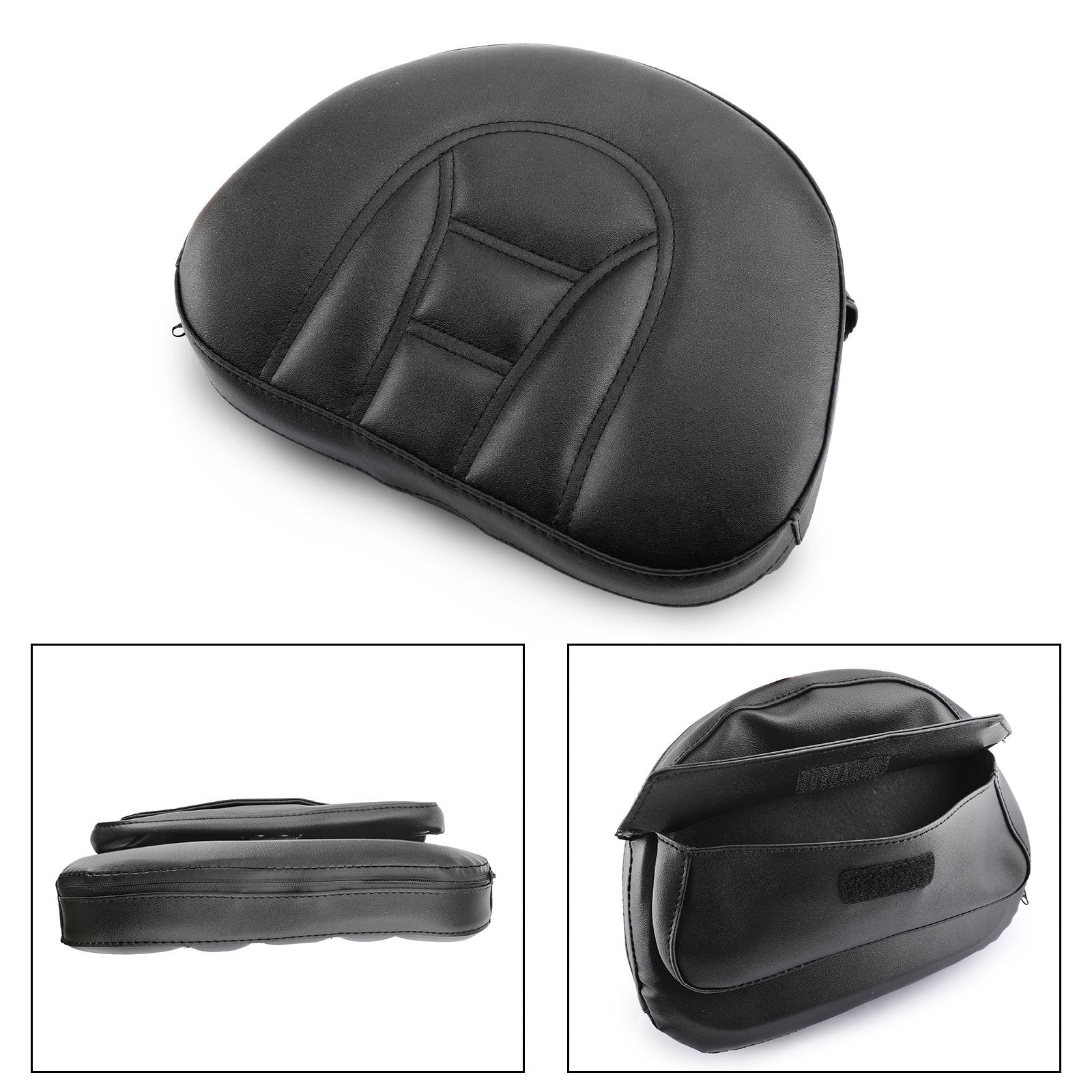 Road King Street Glide 1997-2017 Driver Backlest Cushion Pad Black