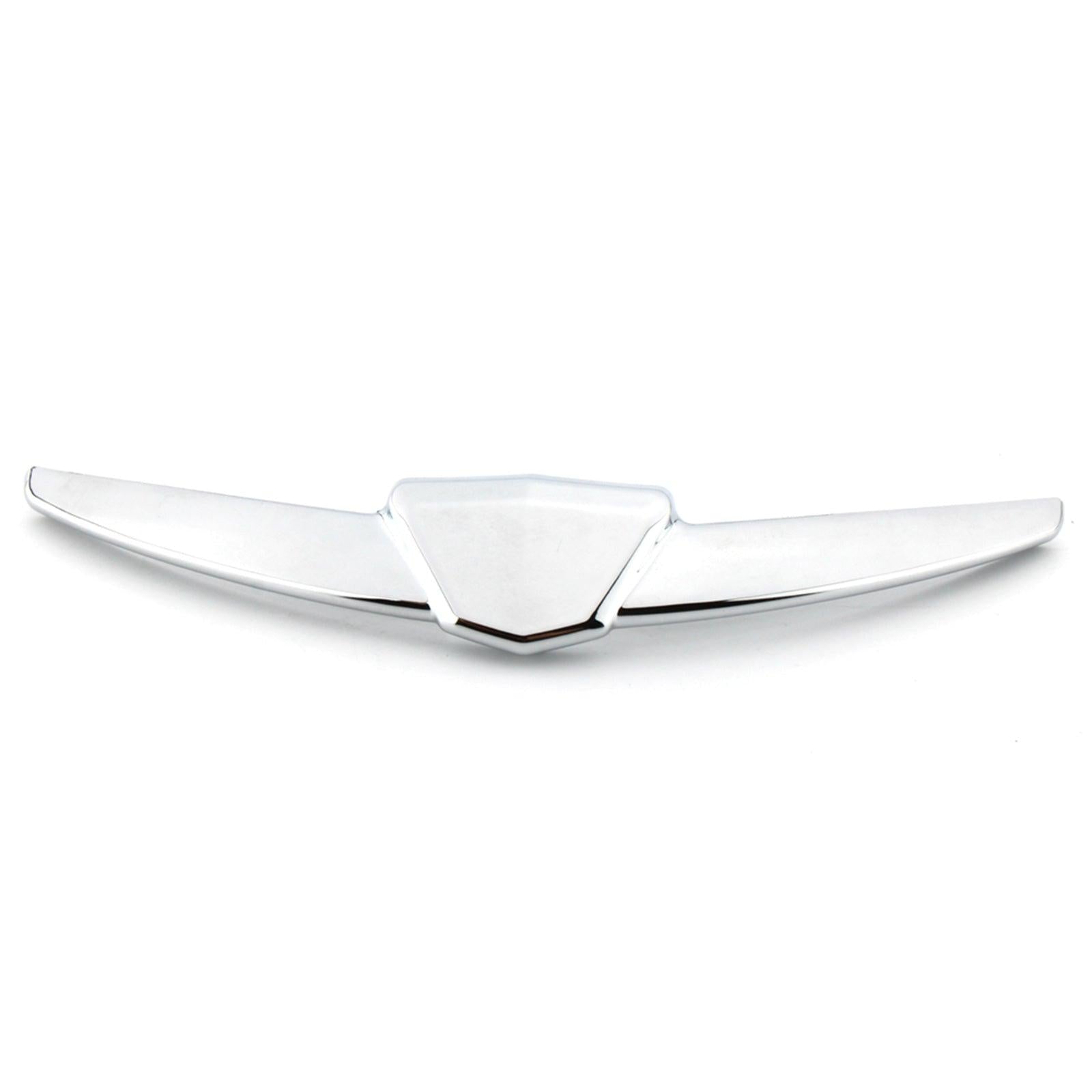 Chrome Front Fender Tip Trim Accent Case til Honda Gl1800 Goldwing 1800 2018-2021 Generisk