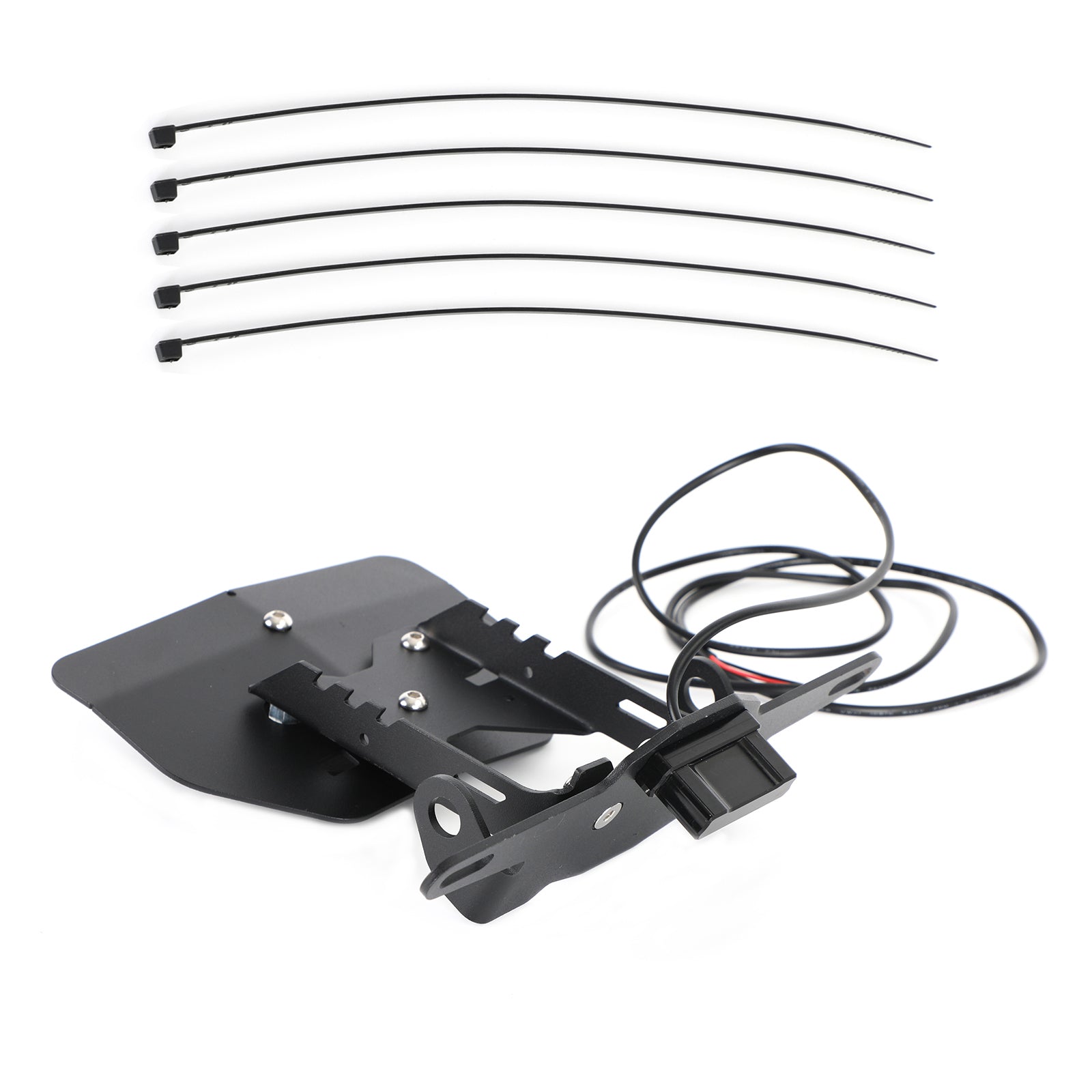 Licensplade Holder Frame Bracket Fit til Suzuki Katana GSX-S1000 2019-2021 Generisk