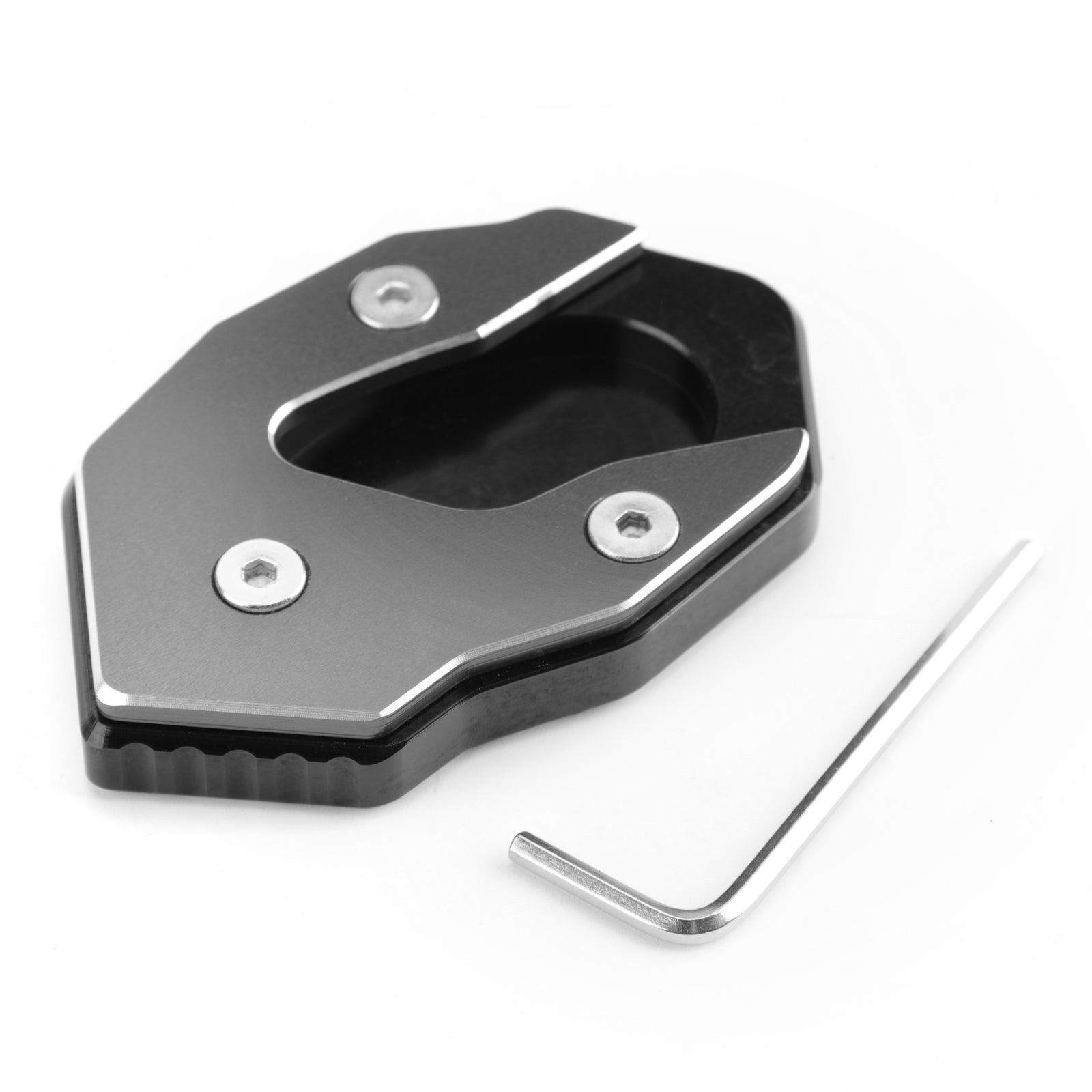 Kickstand Side Stand förlängningsförlängningsplatta för Kawasaki 17-18 Versys-X300