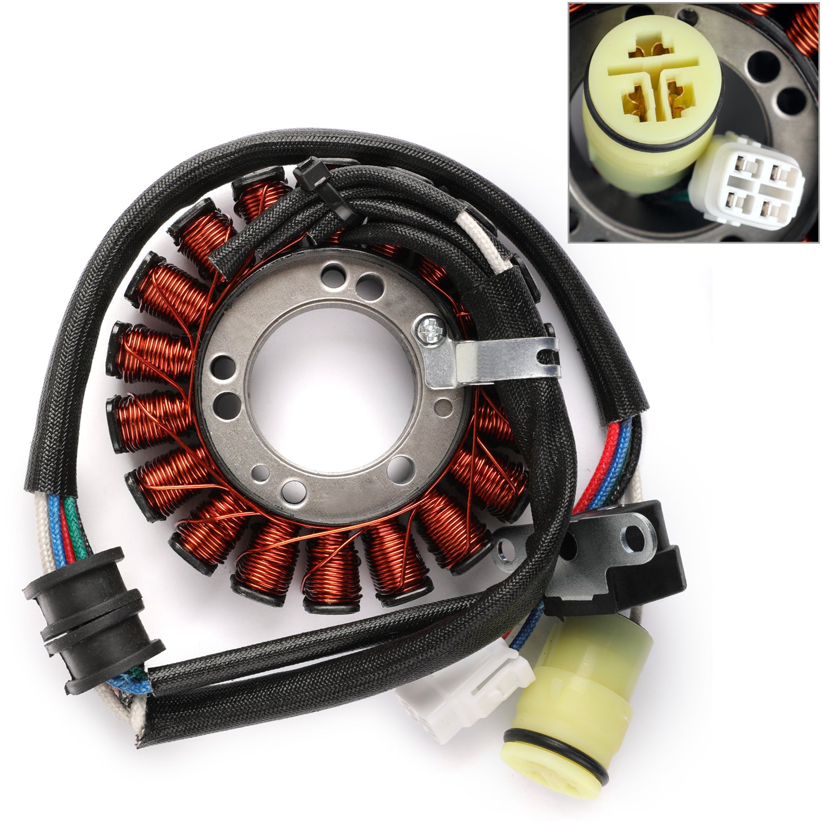 Magneto Generator Stator Bobina para Yamaha YFM250 01-09 YFM660 01-05 1P0-H1410-00 via FedEx