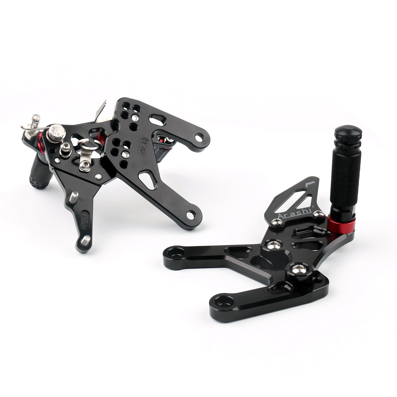 CNC Racing Footrest Reasets Bakuppsättning Fotpinnar för Yamaha YZF R1 2015