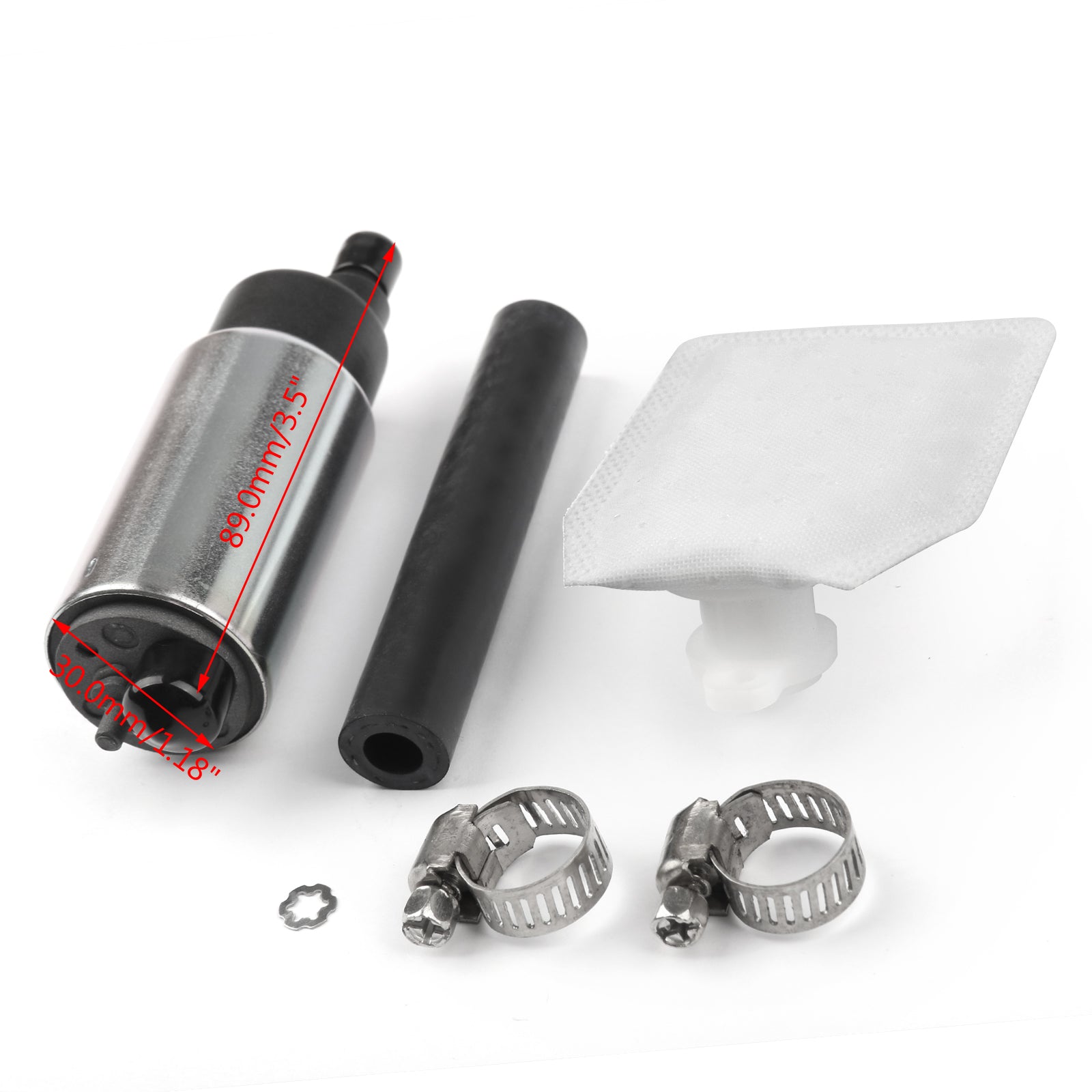 Yamaha Fuel Pompe ajustement pour Yamaha YZF-R15 YZF R15 15-18 MT125 MT-125 15-16 XC125E VITY 2014 XF50 C3 07-10 Silver