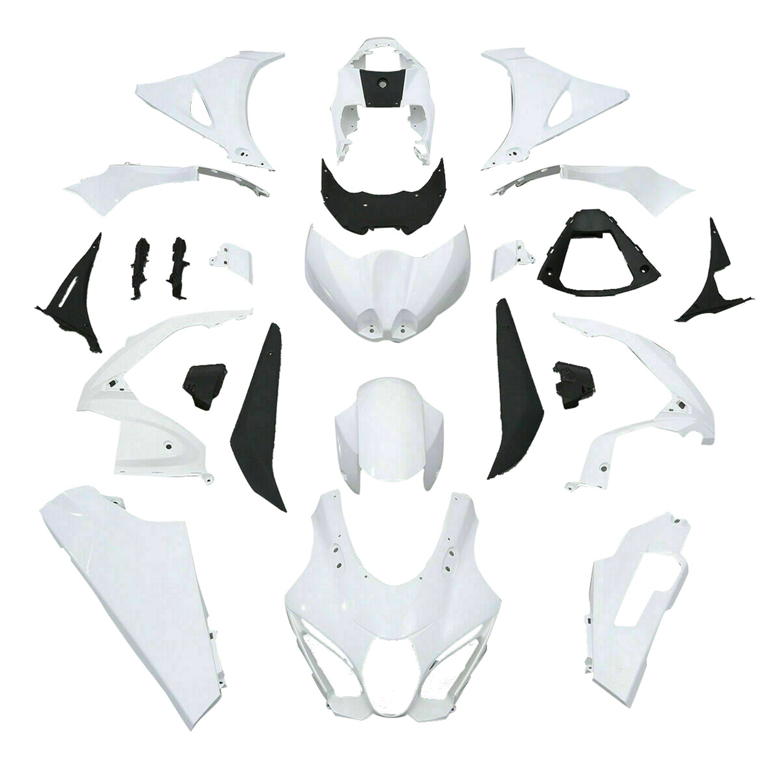 Amotopart Suzuki GSXR1000 2017-2024 Kit de carenagem não pintado