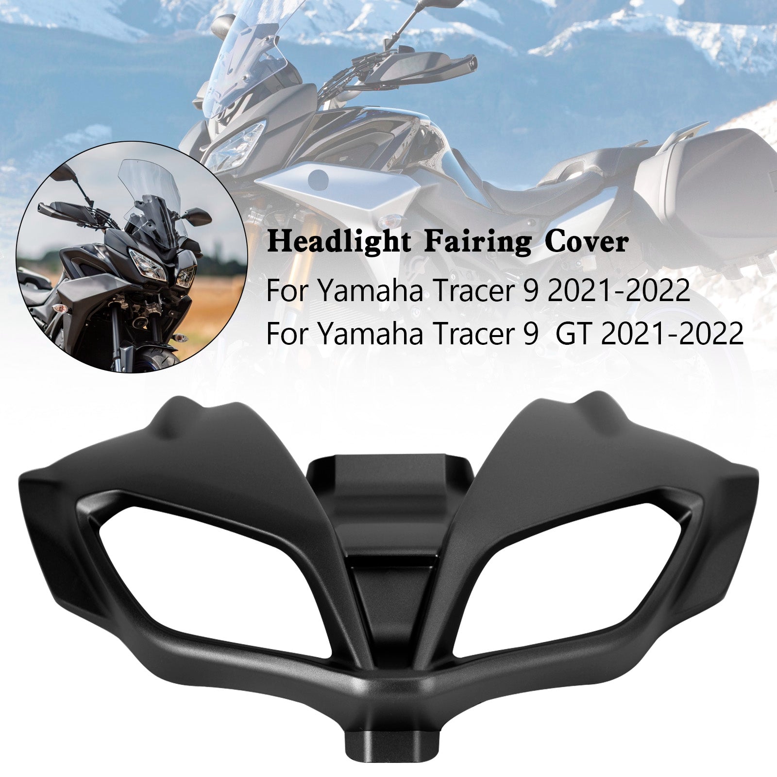 Headlight Fairing Stay Beak Nose Cone For Yamaha Tracer 9 GT 2021-2022