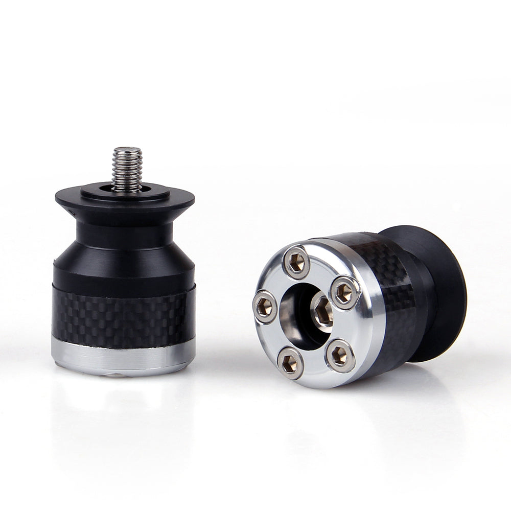 Motocicleta Universal CNC Fibra de carbono 8mm Sliders Sliders Spools genéricos