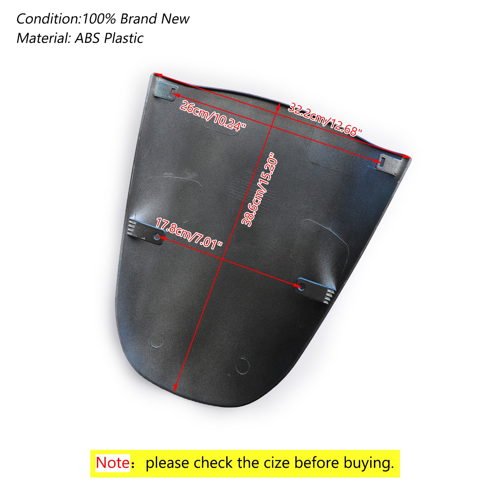 ABS baksete fairing cover cowl for kawasaki ninja zx12r 2000-2008 blå generisk