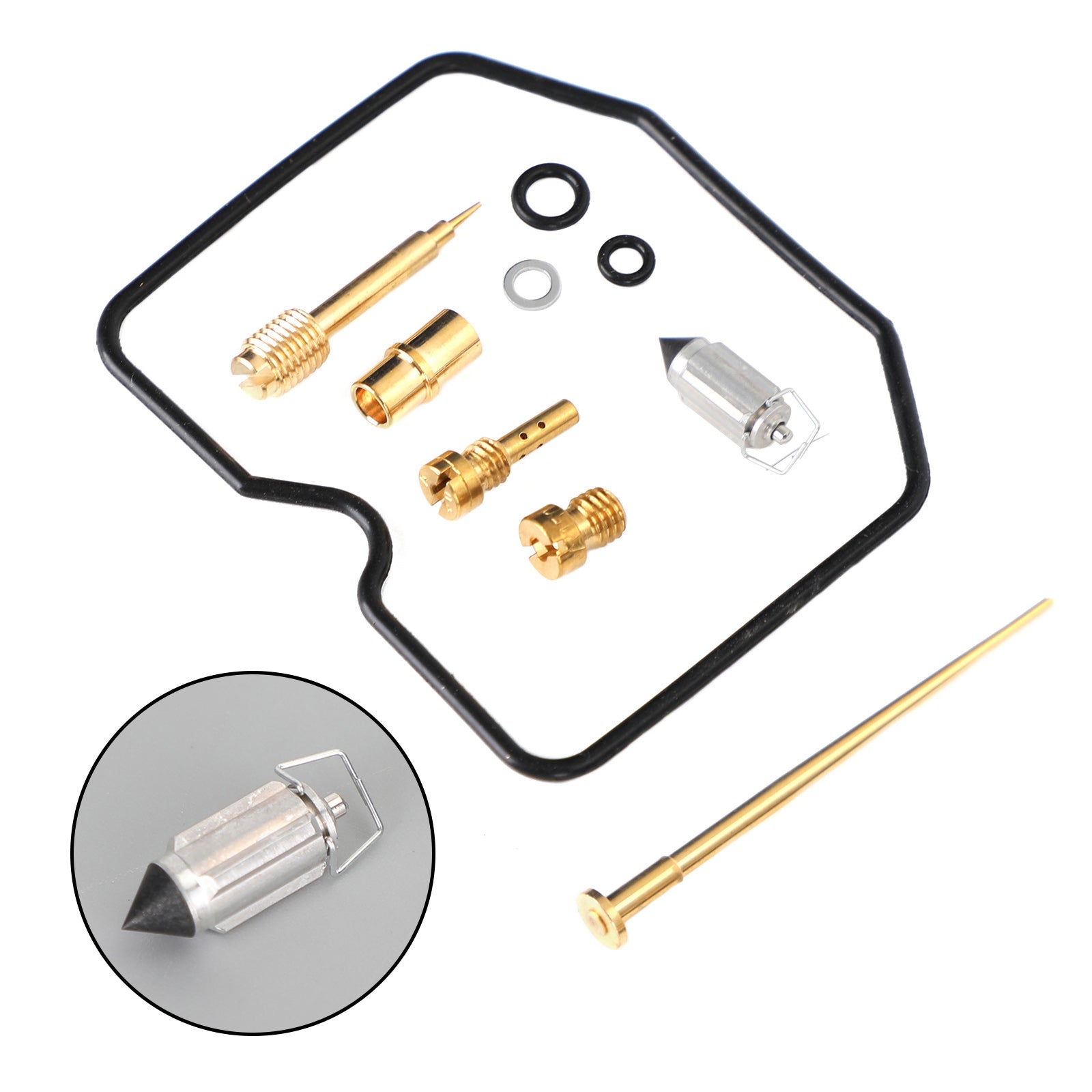Carburetor Carb Rebuild Kit Fit til Kawasaki KLR650 1987-2007 Dirtbike Generic