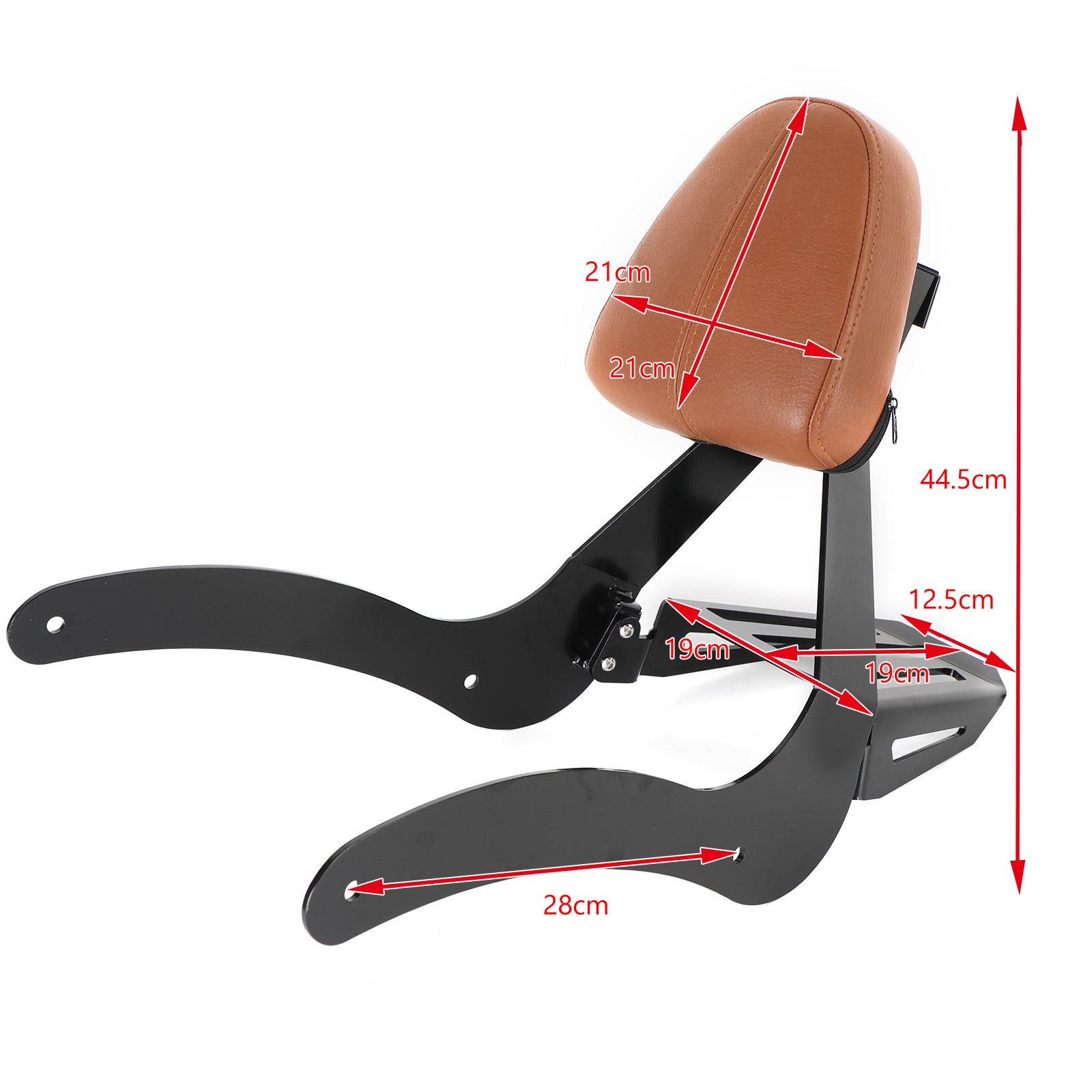 Passenger Backrest Sissy Bar Fit for Indian Scout 2015-2020 Scout Sixty ABS Generic FedEx Express Shipping