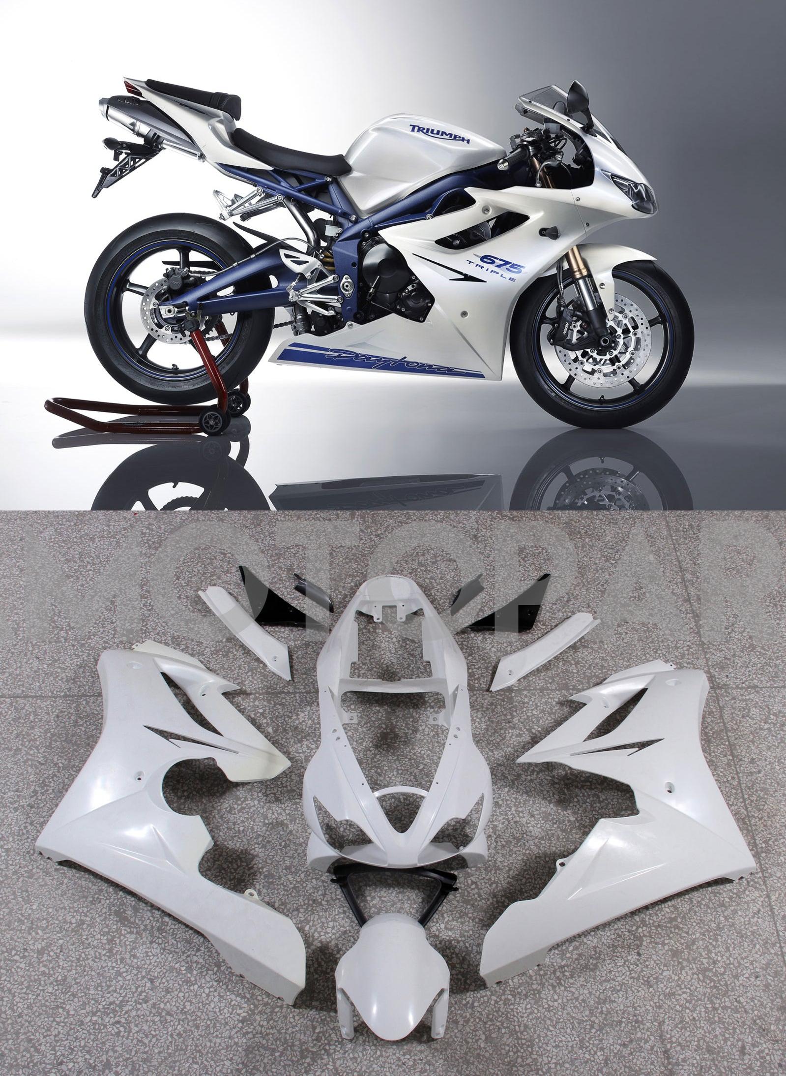 Generic Fit For Triumph Daytona 675 (2006-2008) Bodywork Fairing ABS Injection Molding 9 Style