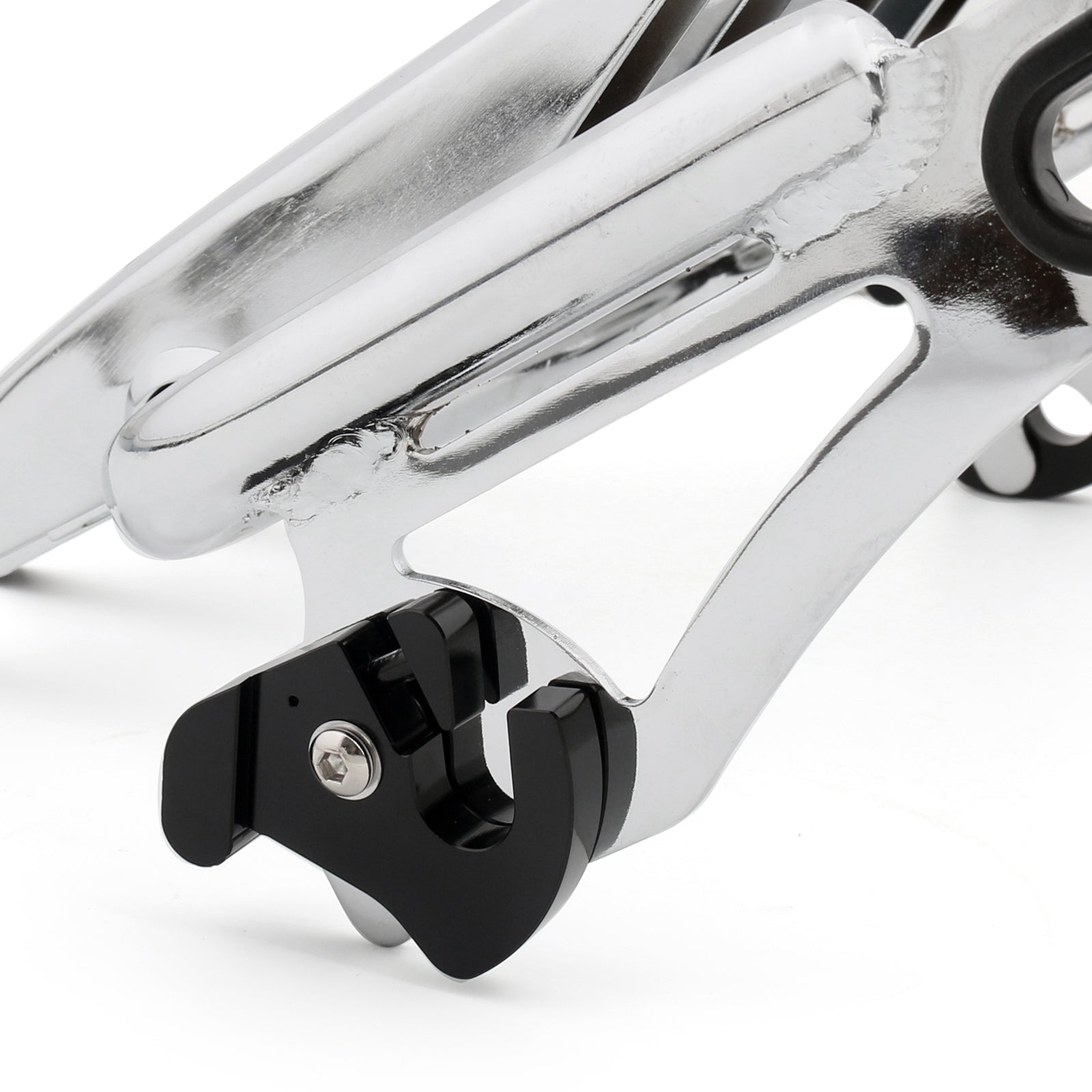 取り外し可能なステルス荷物ラック ツーリング FLHX FLHR FLHT FLTR 09+ BLK 汎用フェデックス エクスプレス配送