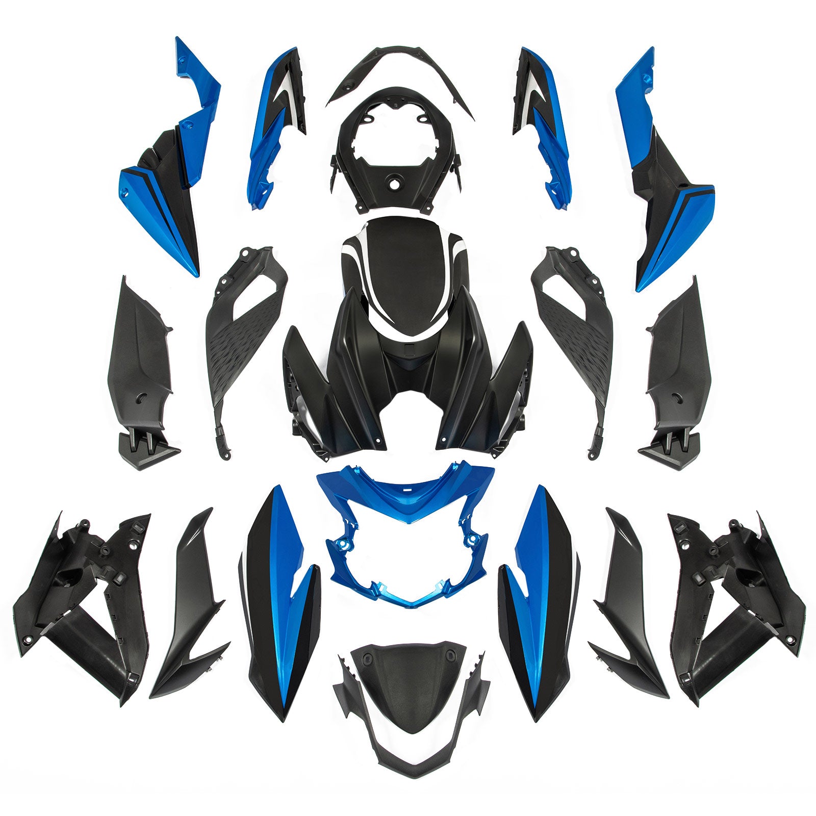 Amotopart (2017-2024) Suzuki GSXS 750 Bodywork Fairing Kit Colletion