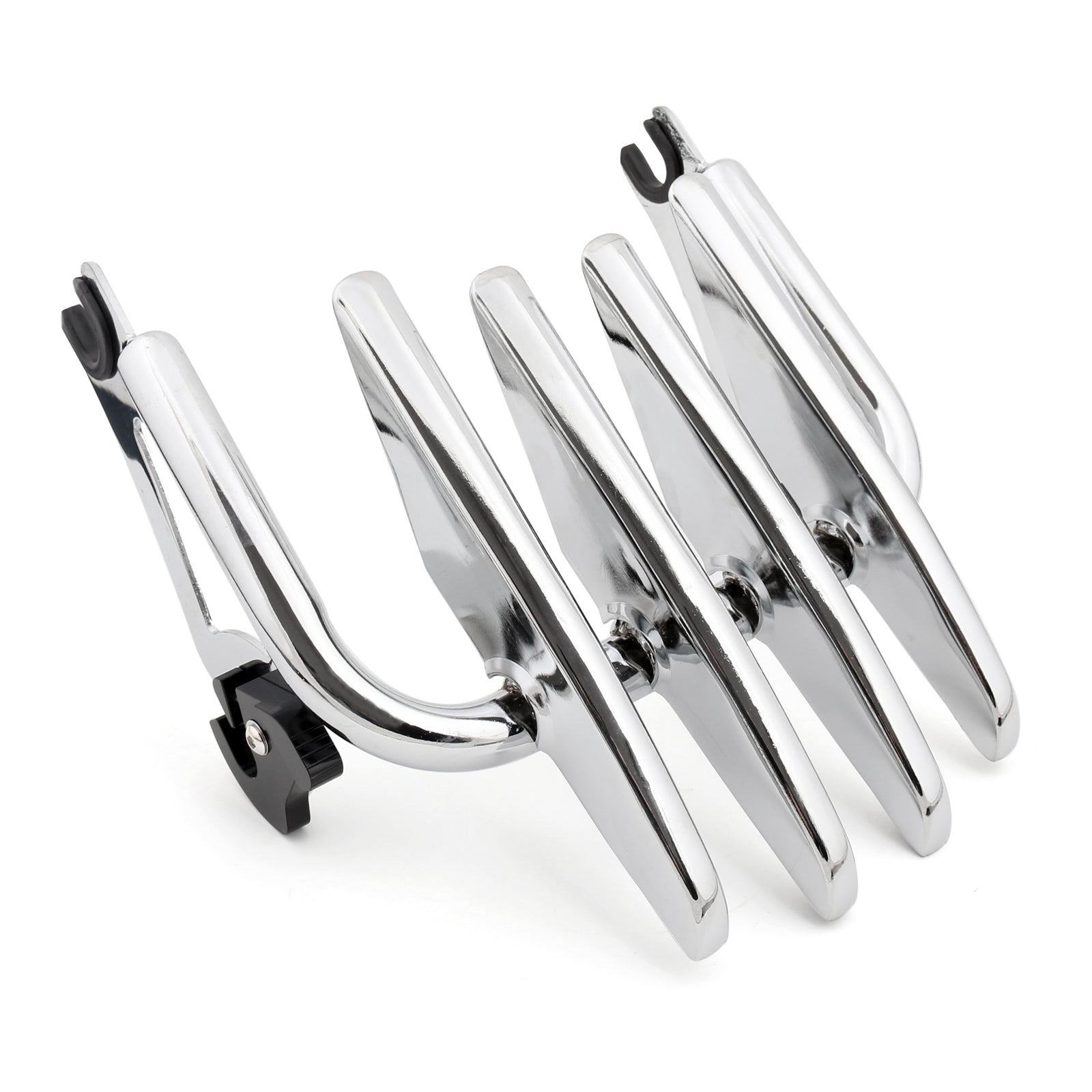 取り外し可能なステルス荷物ラック ツーリング FLHX FLHR FLHT FLTR 09+ BLK 汎用フェデックス エクスプレス配送