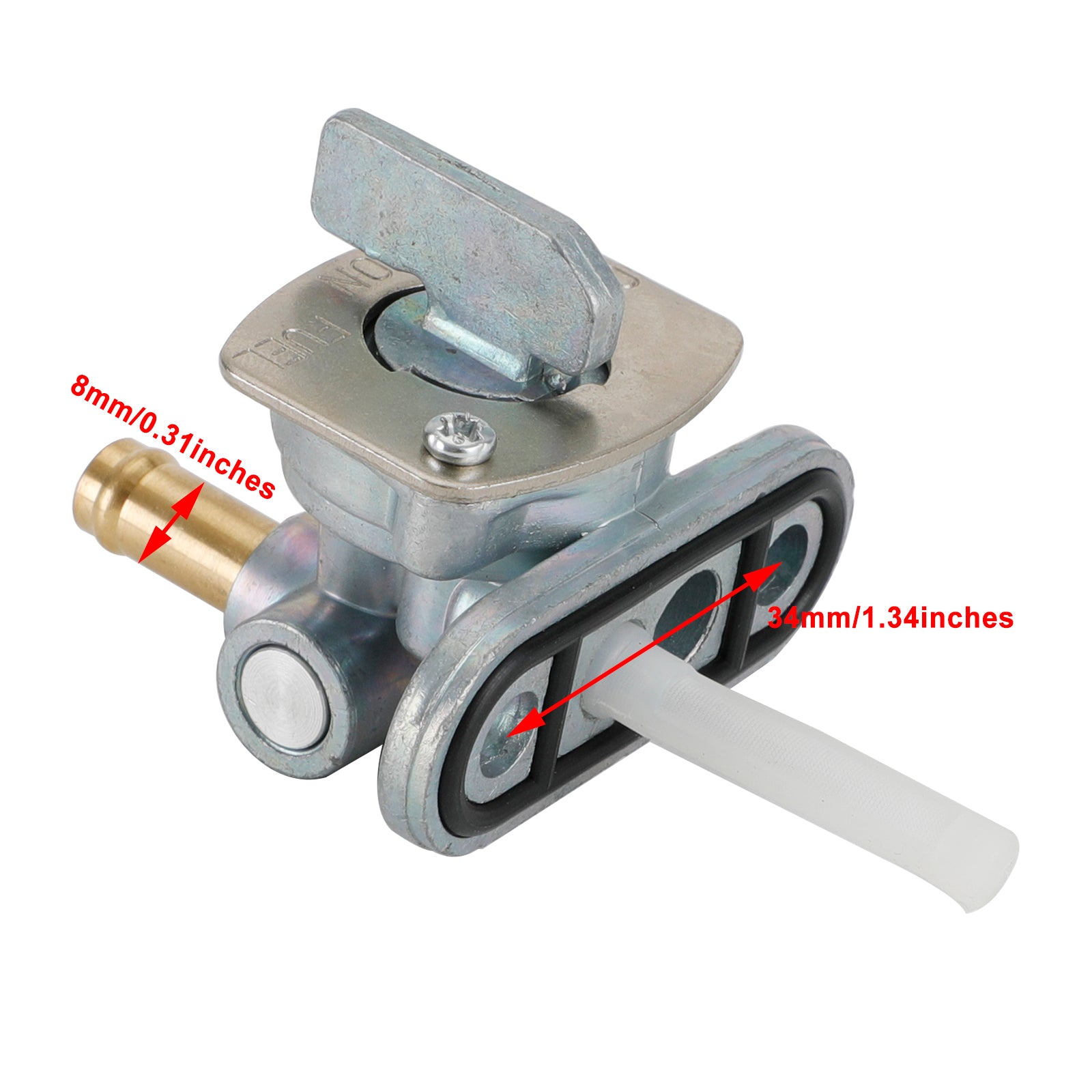 Valvola del rubinetto del carburante del serbatoio del gas Rubinetto adatto per Yamaha YZ125 YZ250 06-22 3JD-24500-10 Generico