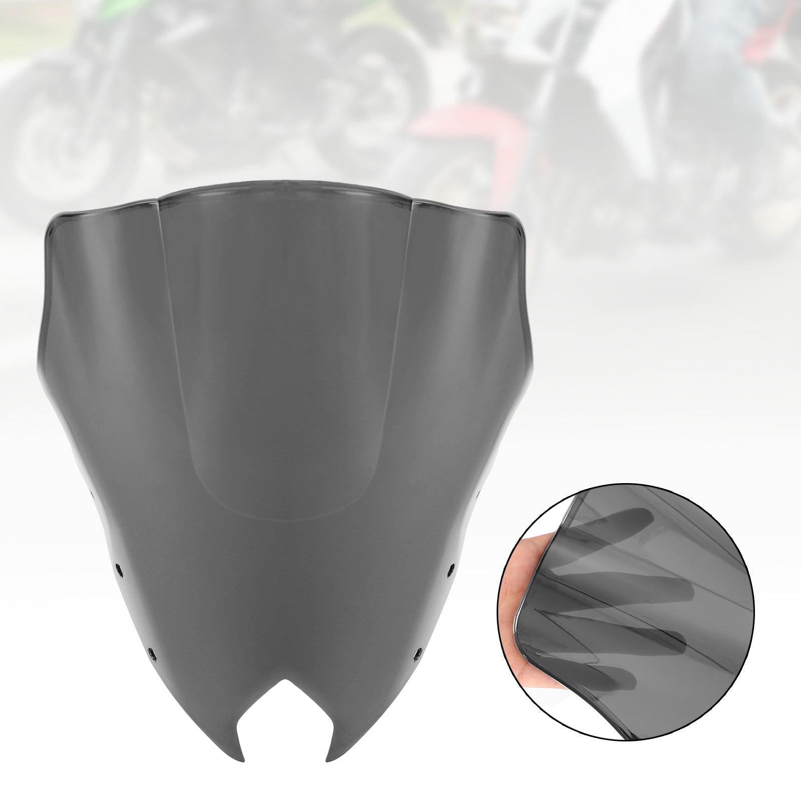 Le pare-brise de moto ABS Ajustement pour Yamaha FZ6R FZ-6R FZS600 2009-2015