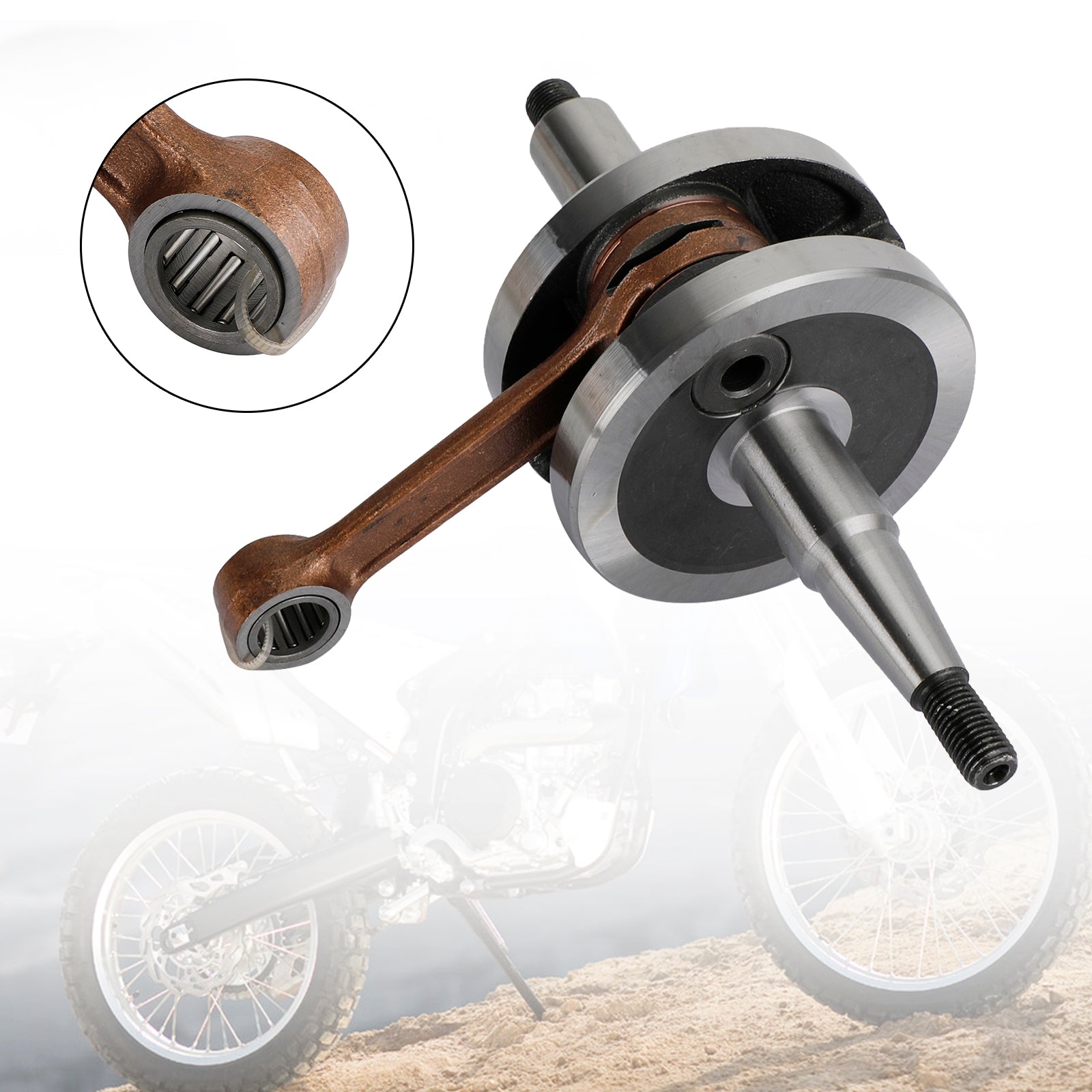 Gruppo albero motore adatto per motore a 2 tempi Yamaha YZ85 5PA-11400-00 2008-2018