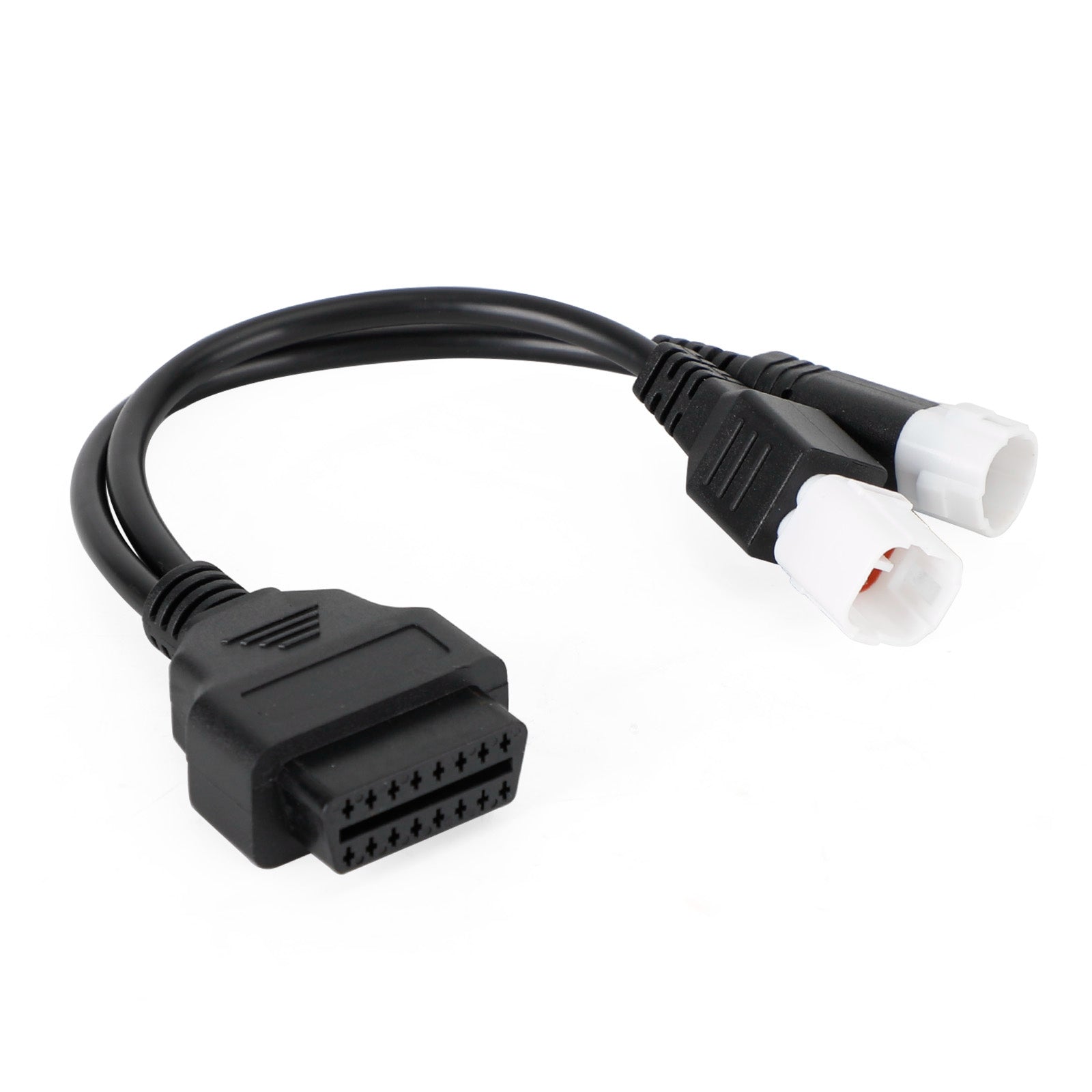 Conector adaptador de diagnóstico OBD2 2 en 1 de 3 pines y 4 pines para motocicleta Yamaha