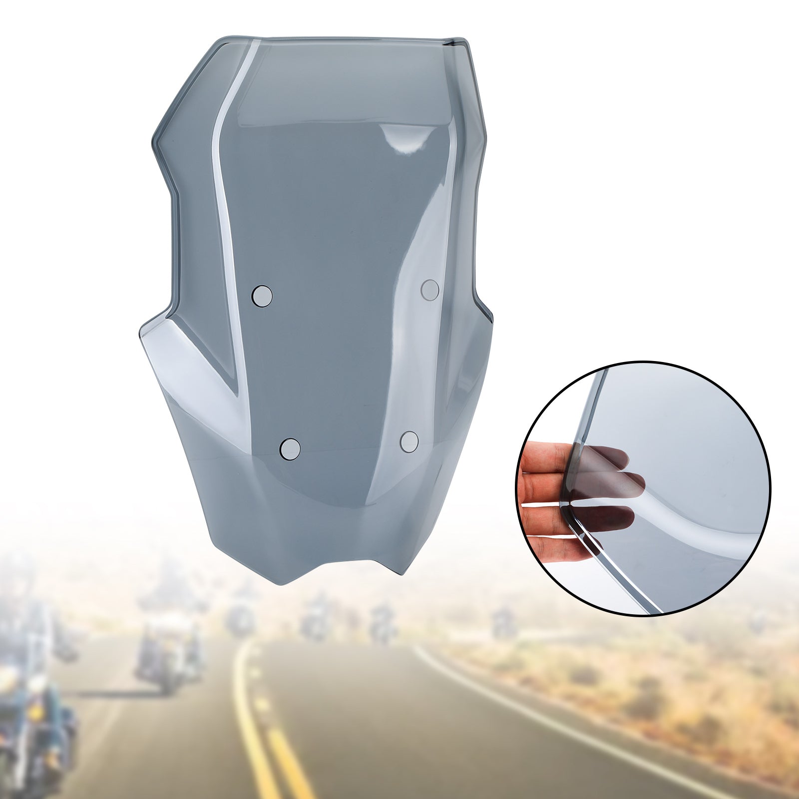 Parabrezza per moto in plastica ABS adatto per BMW C400X 2018-2021 generico