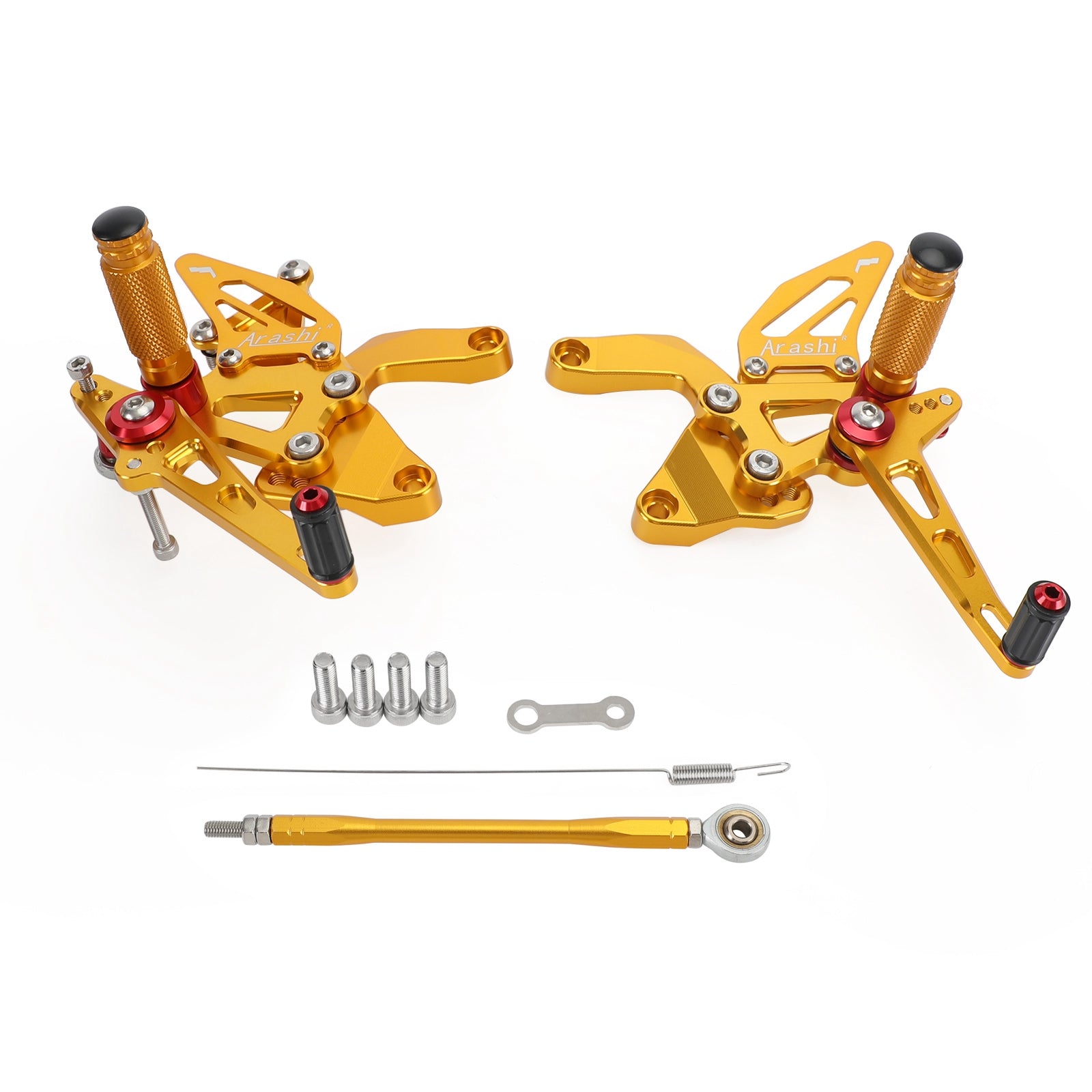 CNC Rearsets Adjustable Foot Pegs Rest Fit for Kawasaki Z900 Z 900 2021 2022 Generic