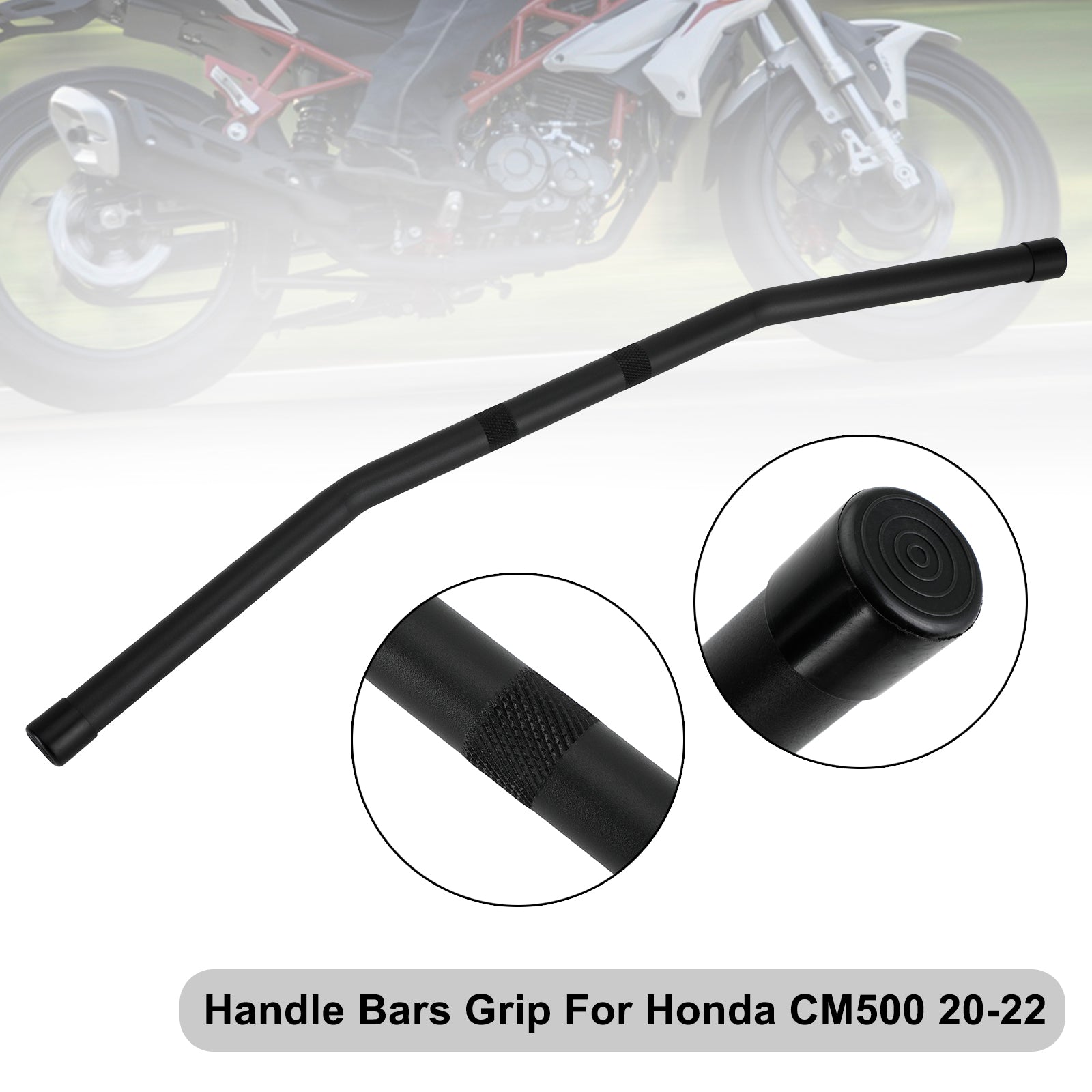 Manoplas universais para guidão 7/8" 22mm Preto Para Honda CM500 2017-2022 2021