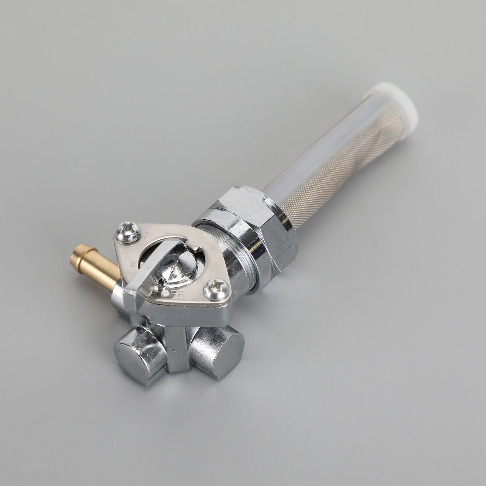 Palivový ventil Petcock Left Outlet vhodný pro Sportster Big Twin 1975-Up 13/16"