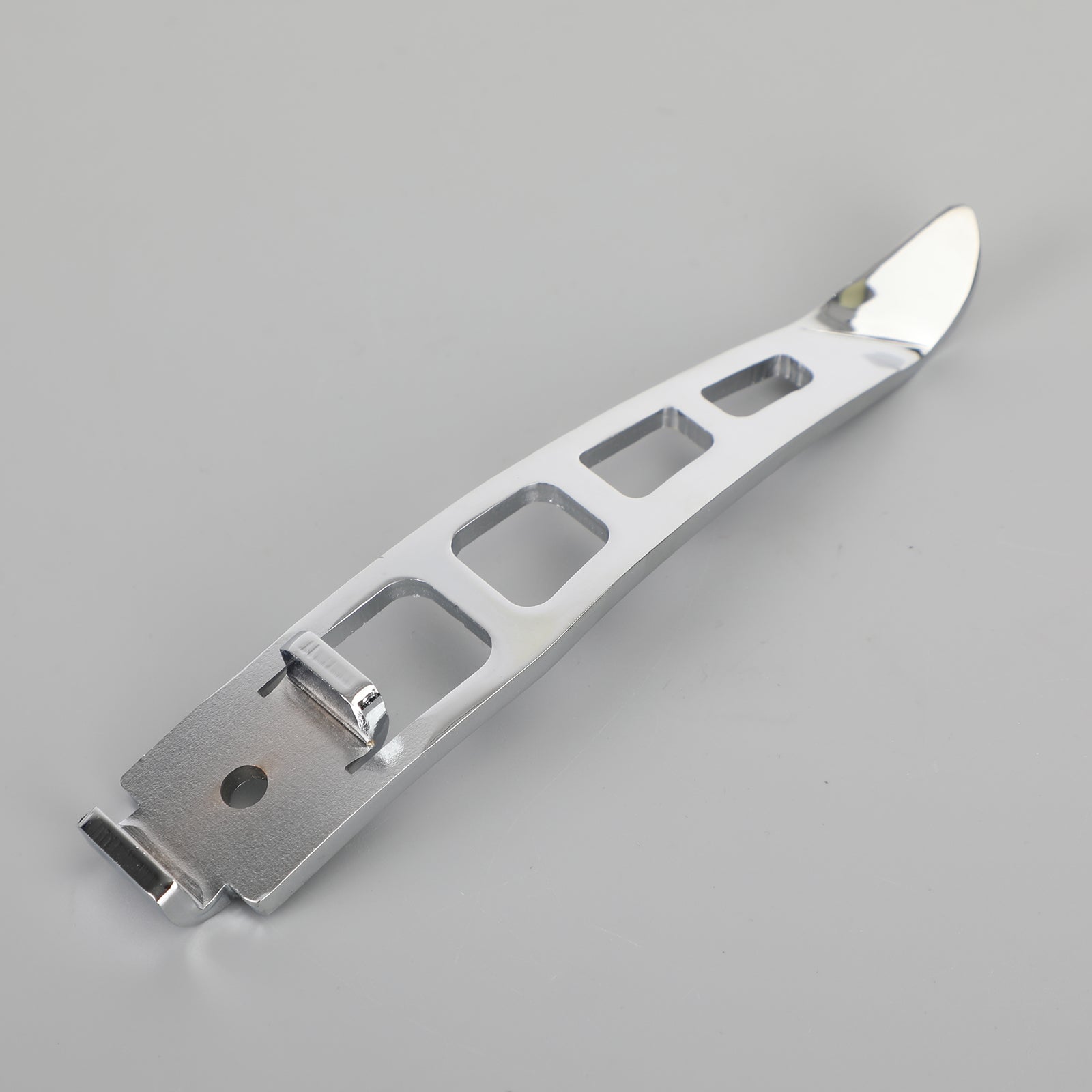 Motorcykel Chrome Stand Kickstand Extension Foot Pedal för Harley Dyna 93-17 Generic