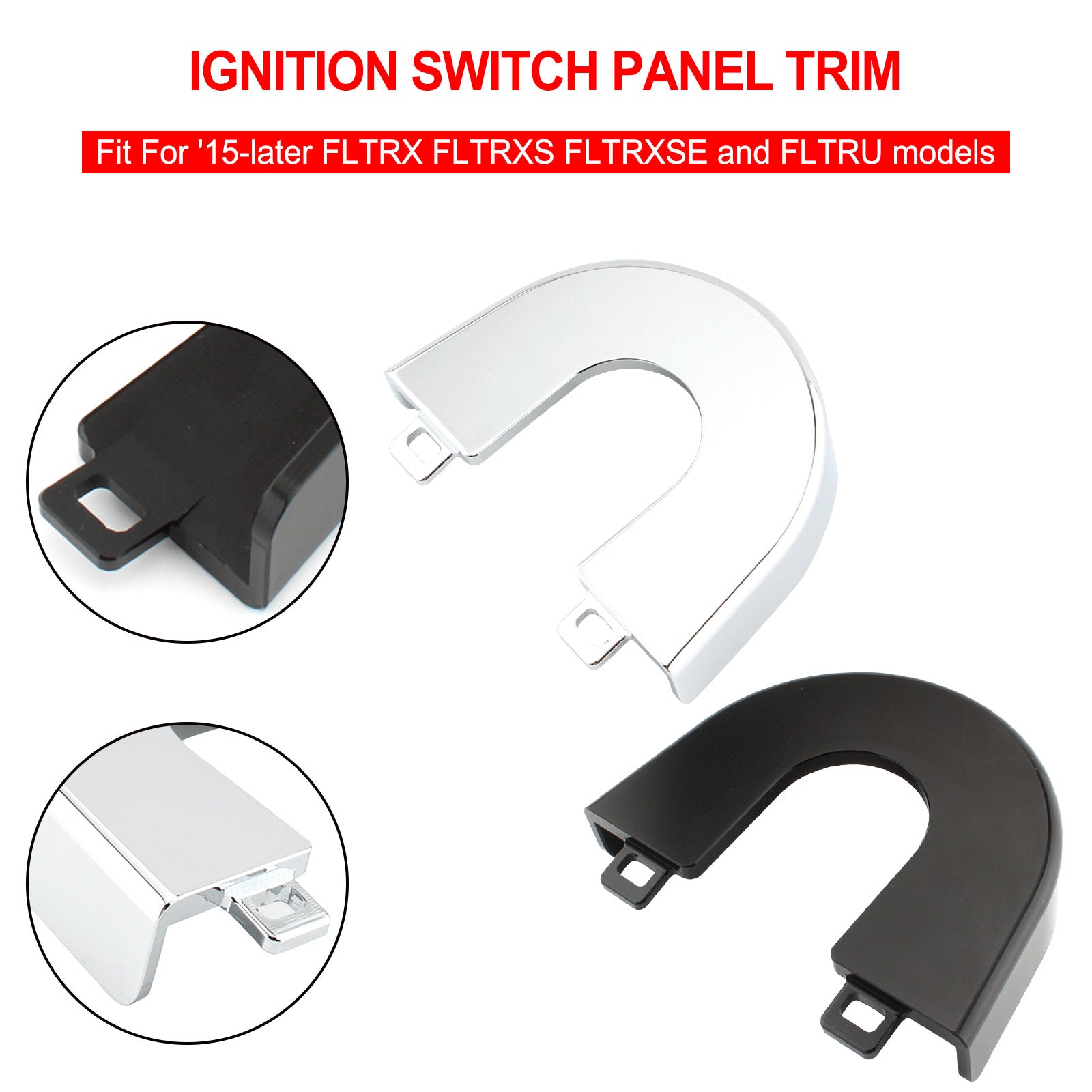 15-22 Touring Road Glide Special Animinium Ignition Switch Panel pro obecný